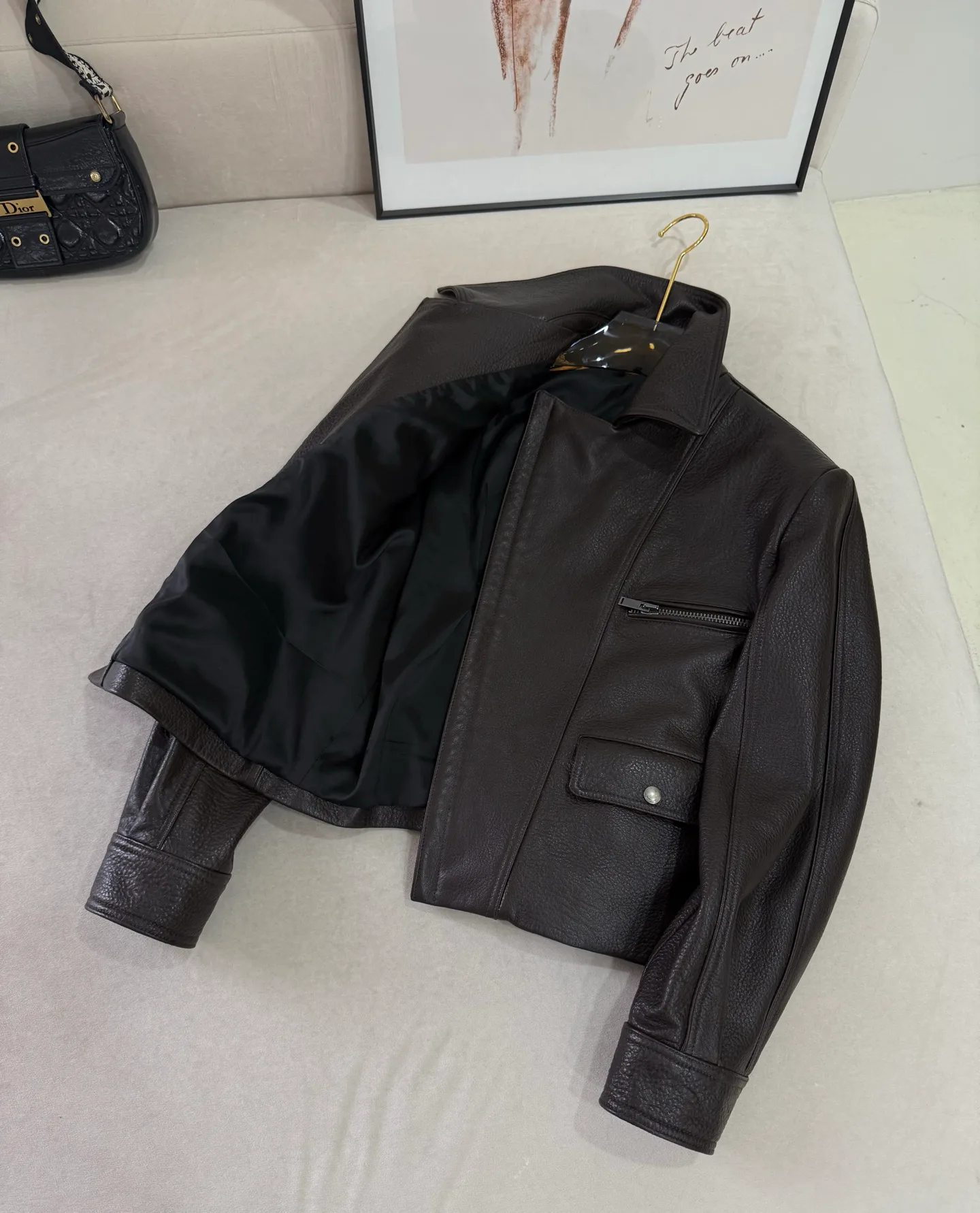 Кожаные Куртки И Дублёнки Женские Saint Laurent 18259824