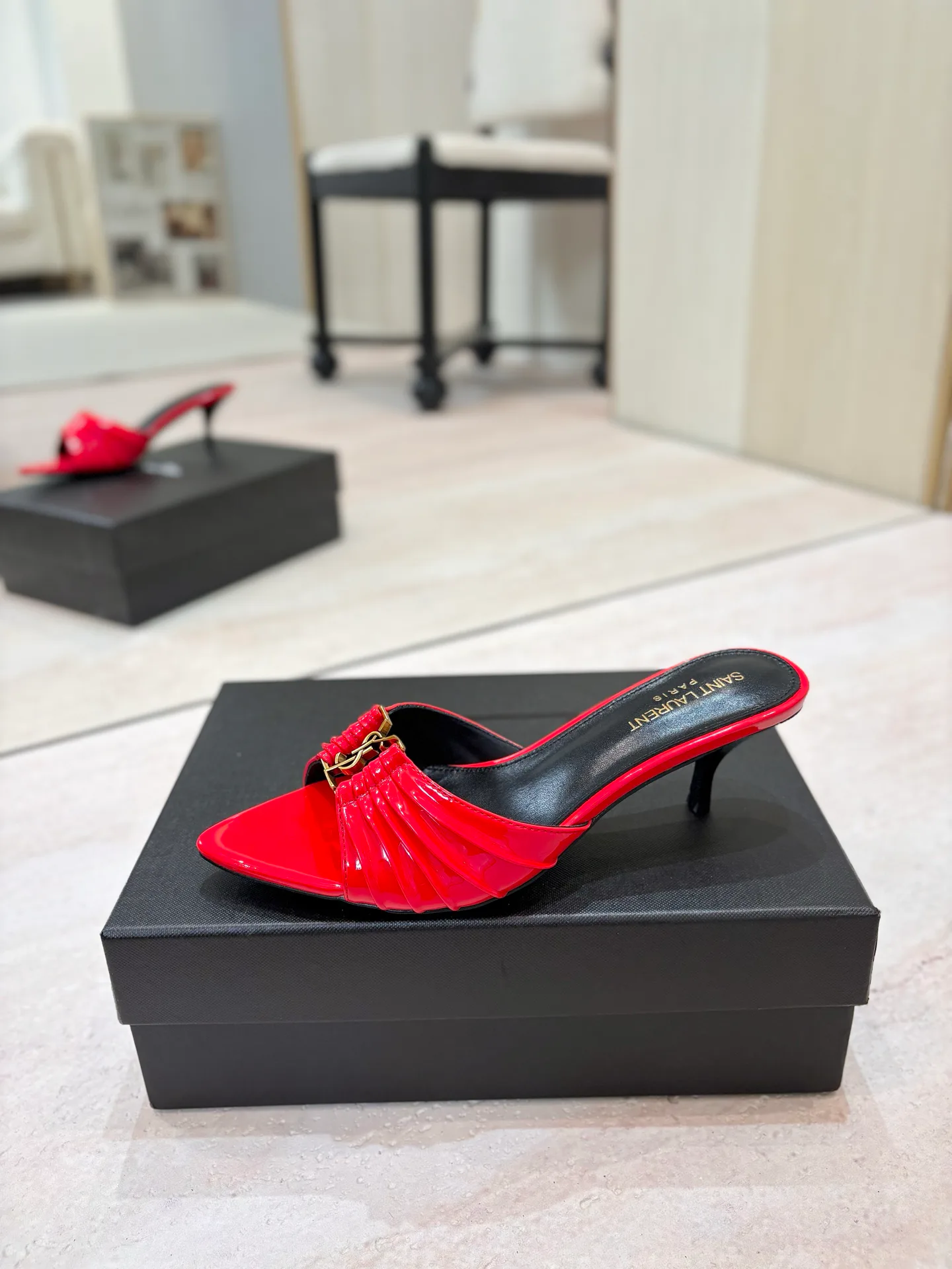 Мюли И Сабо Женские Saint Laurent 17476079