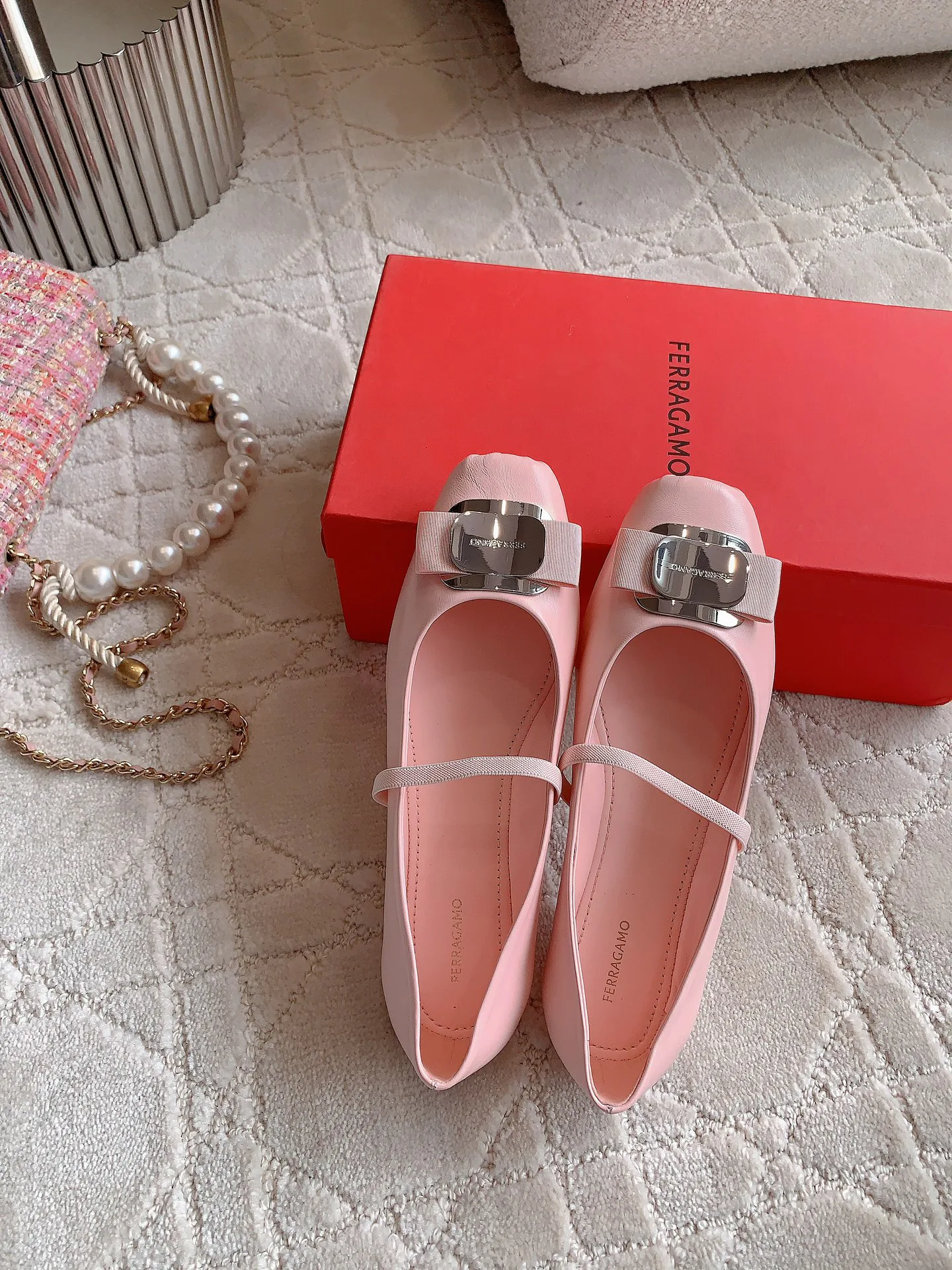 Балетки Женские Salvatore Ferragamo 521253