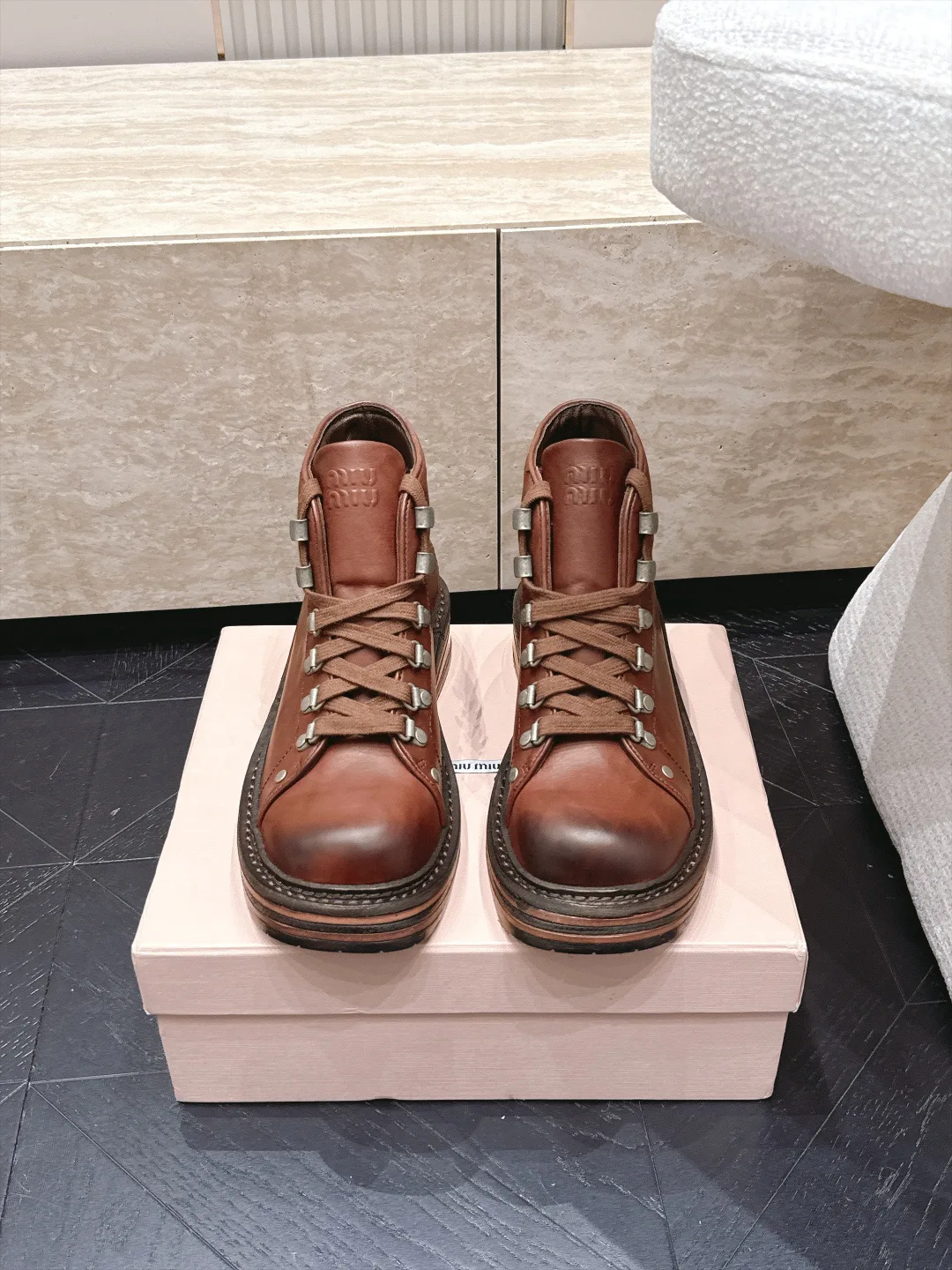 Ботинки Женские Miu Miu 18025630