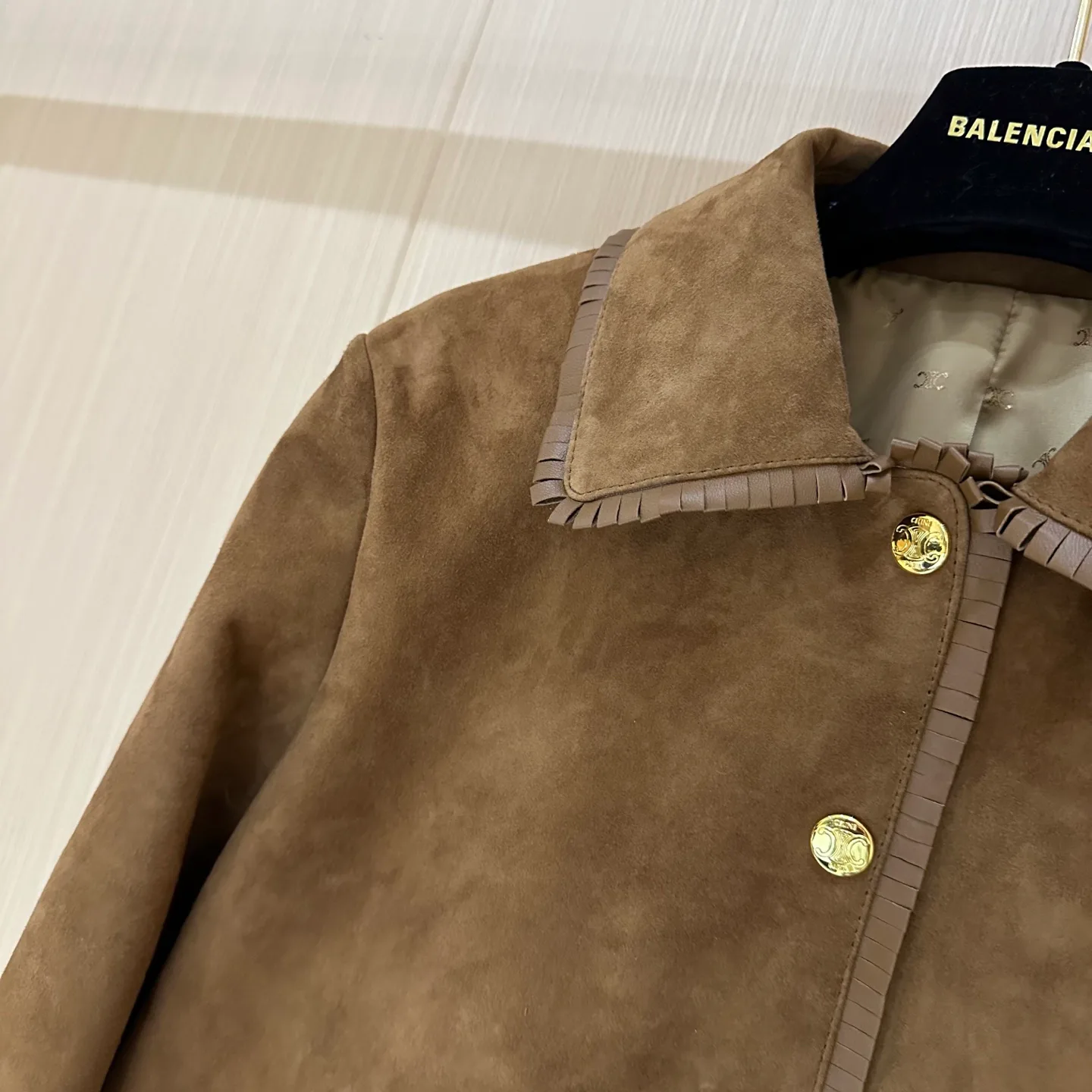 Кожаные Куртки И Дублёнки Женские Celine 12285011