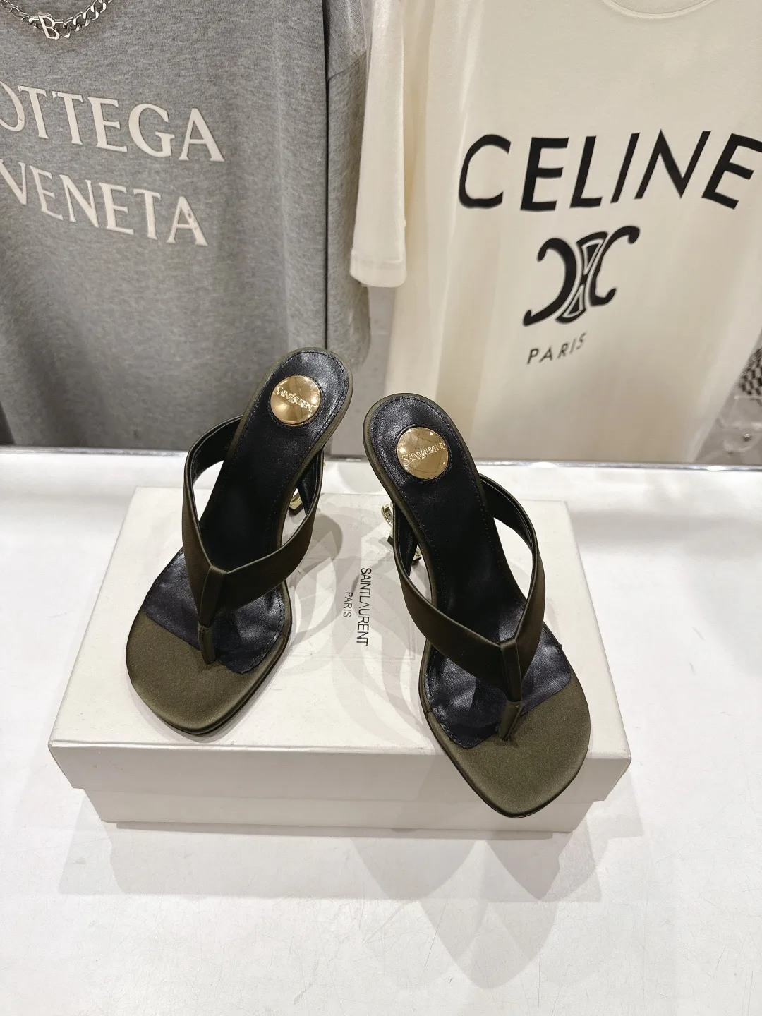 Босоножки Женские Saint Laurent 11623325