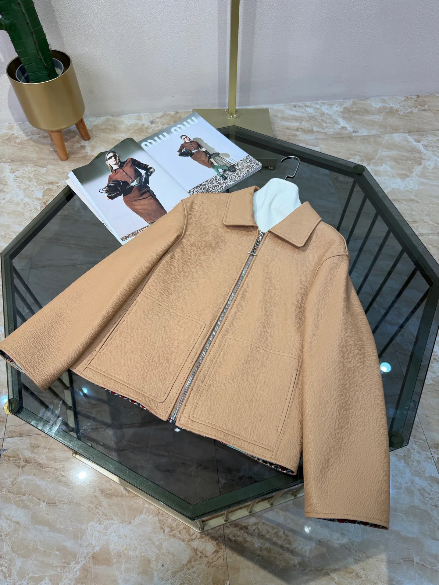 Кожаные Куртки И Дублёнки Женские Hermes 19253066