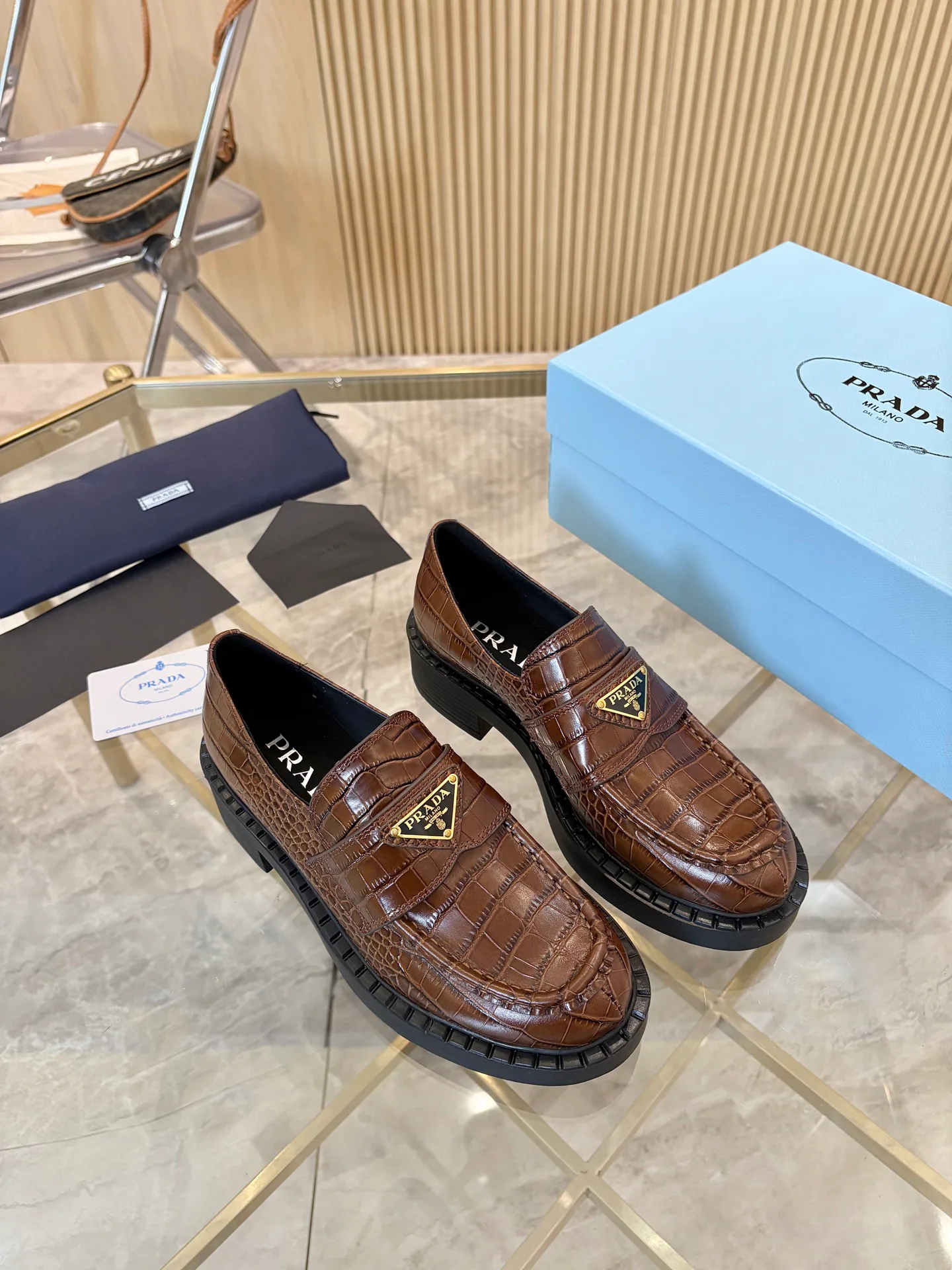 Лоферы И Мокасины Женские Prada 17524789