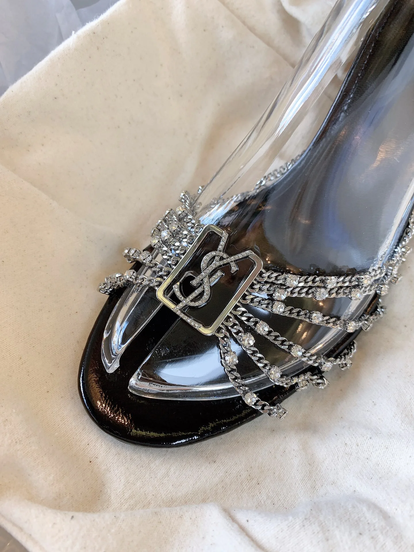 Босоножки Женские Saint Laurent 17449466