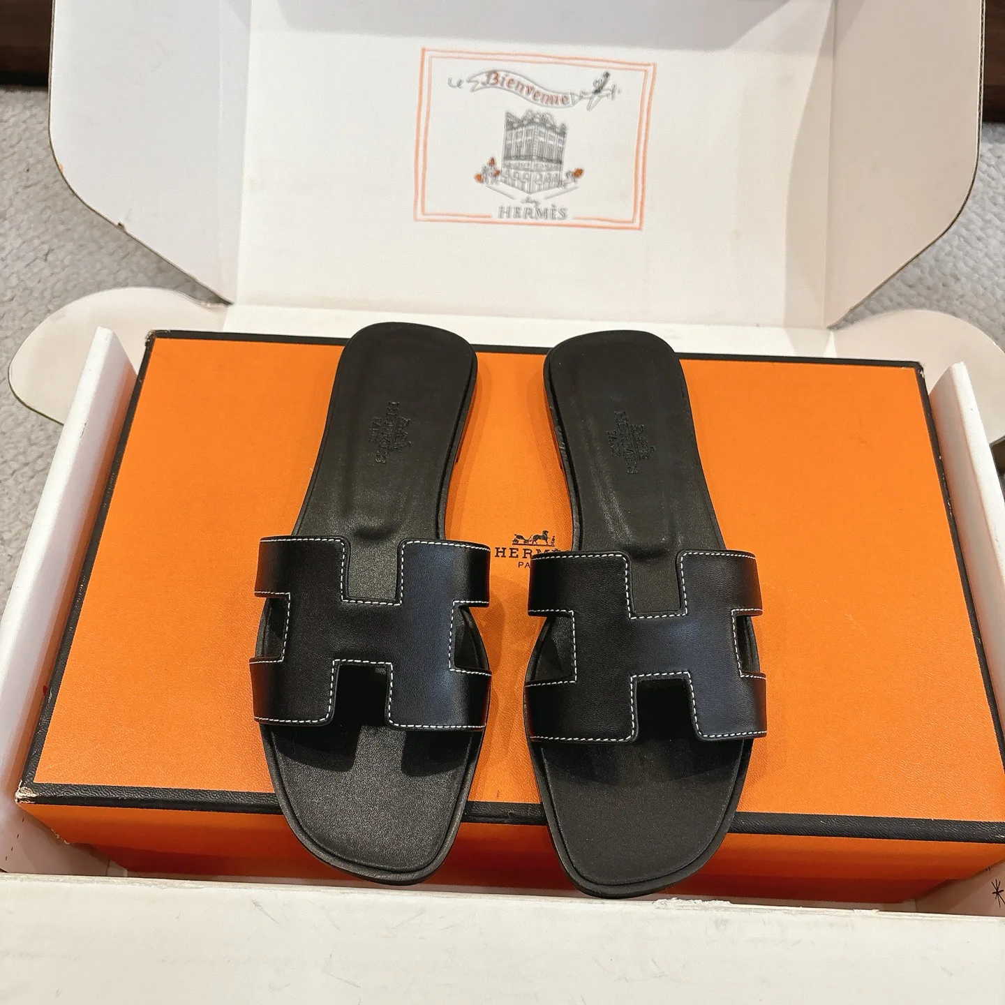 Шлепанцы Женские Hermes 879115