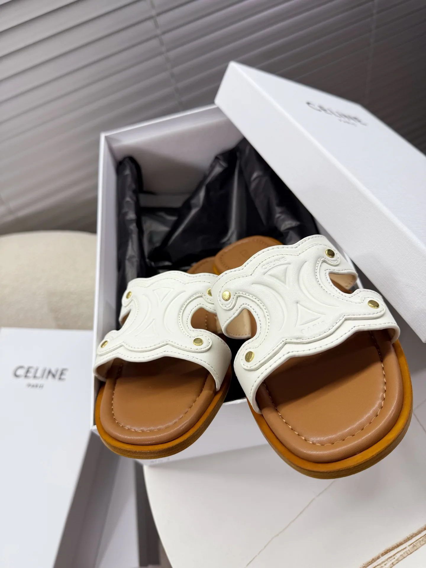 Шлепанцы Женские Celine 11658949