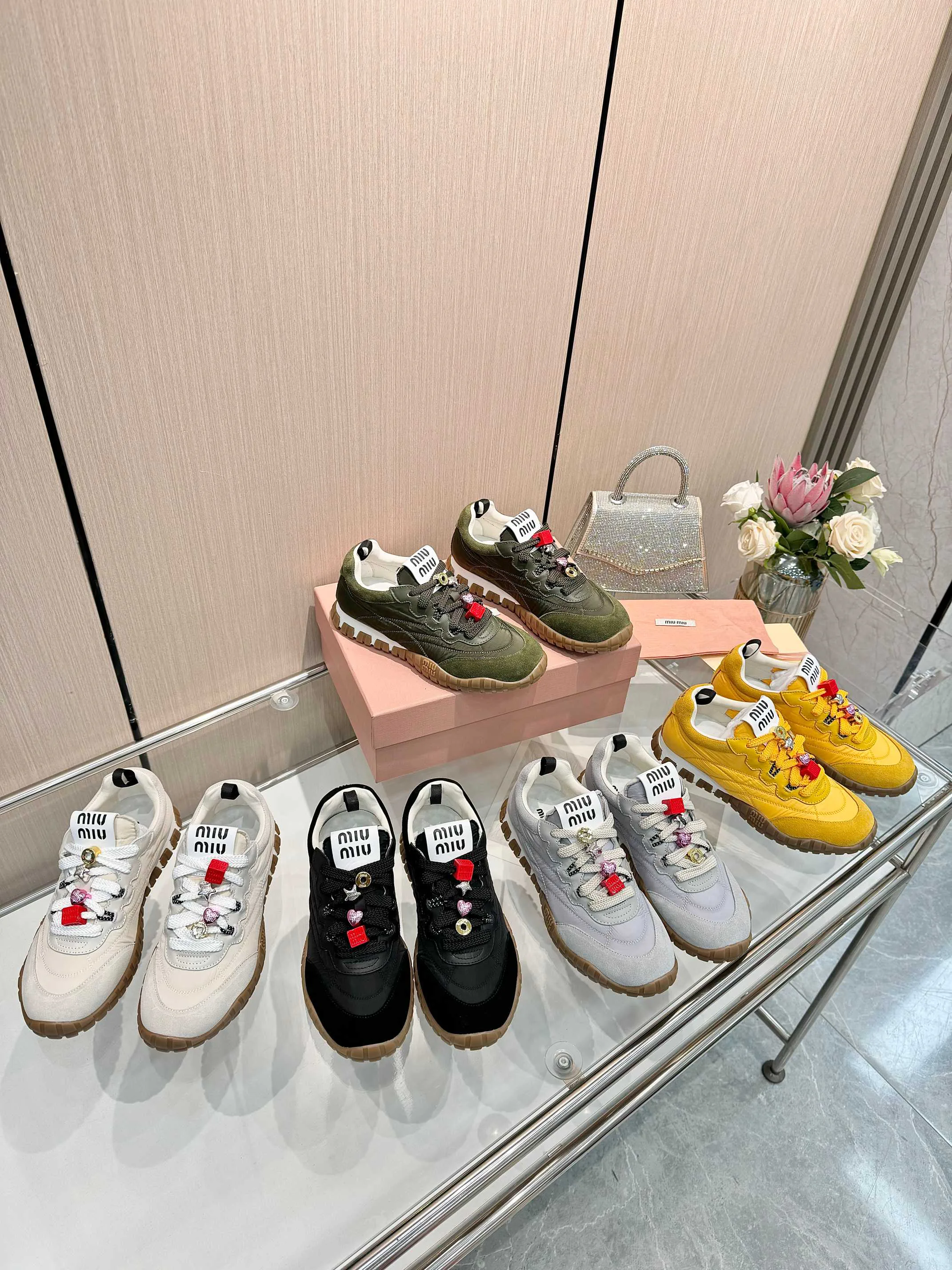 Кроссовки Женские Miu Miu 20363