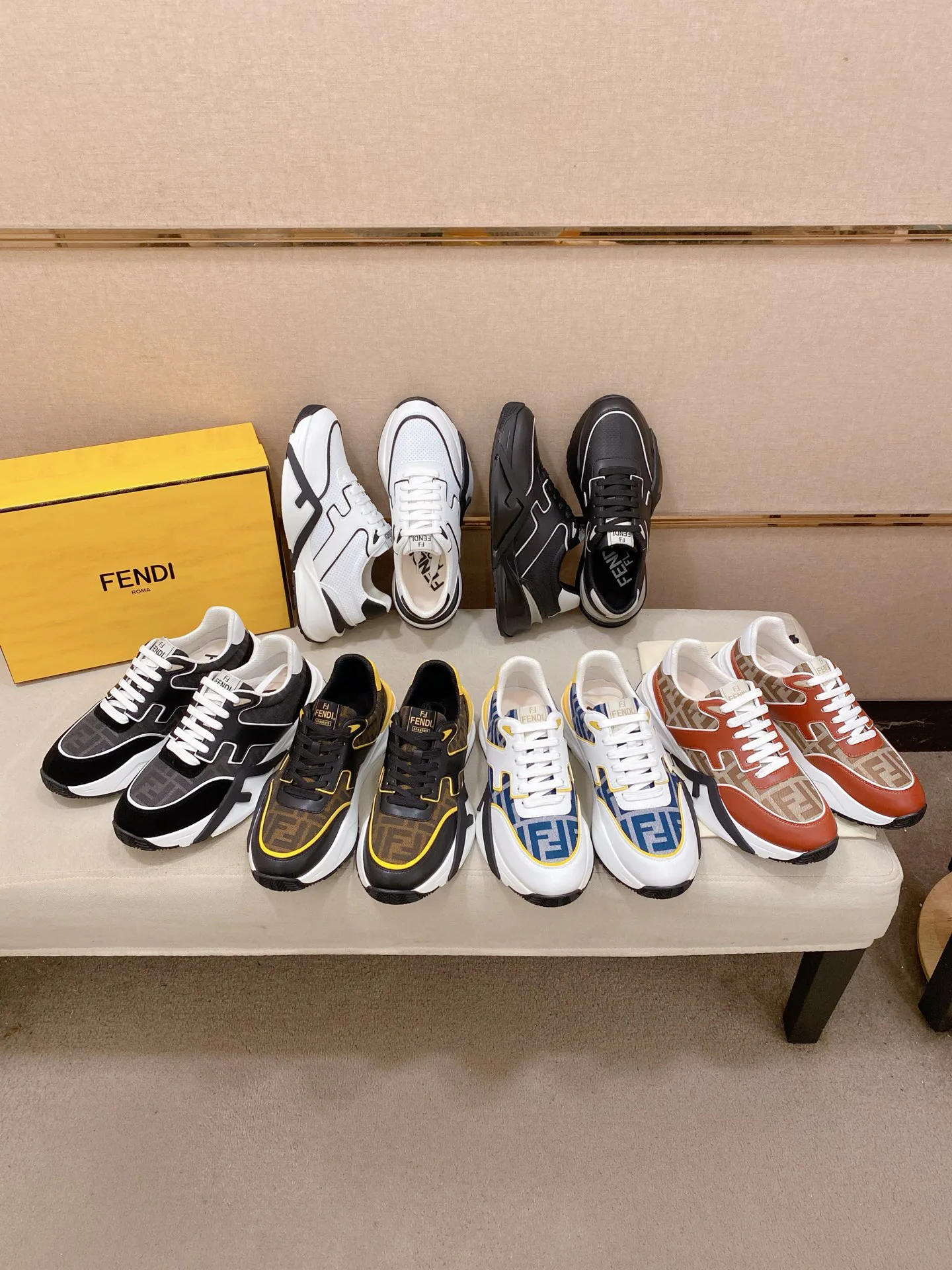 Кроссовки Мужские Fendi 160358