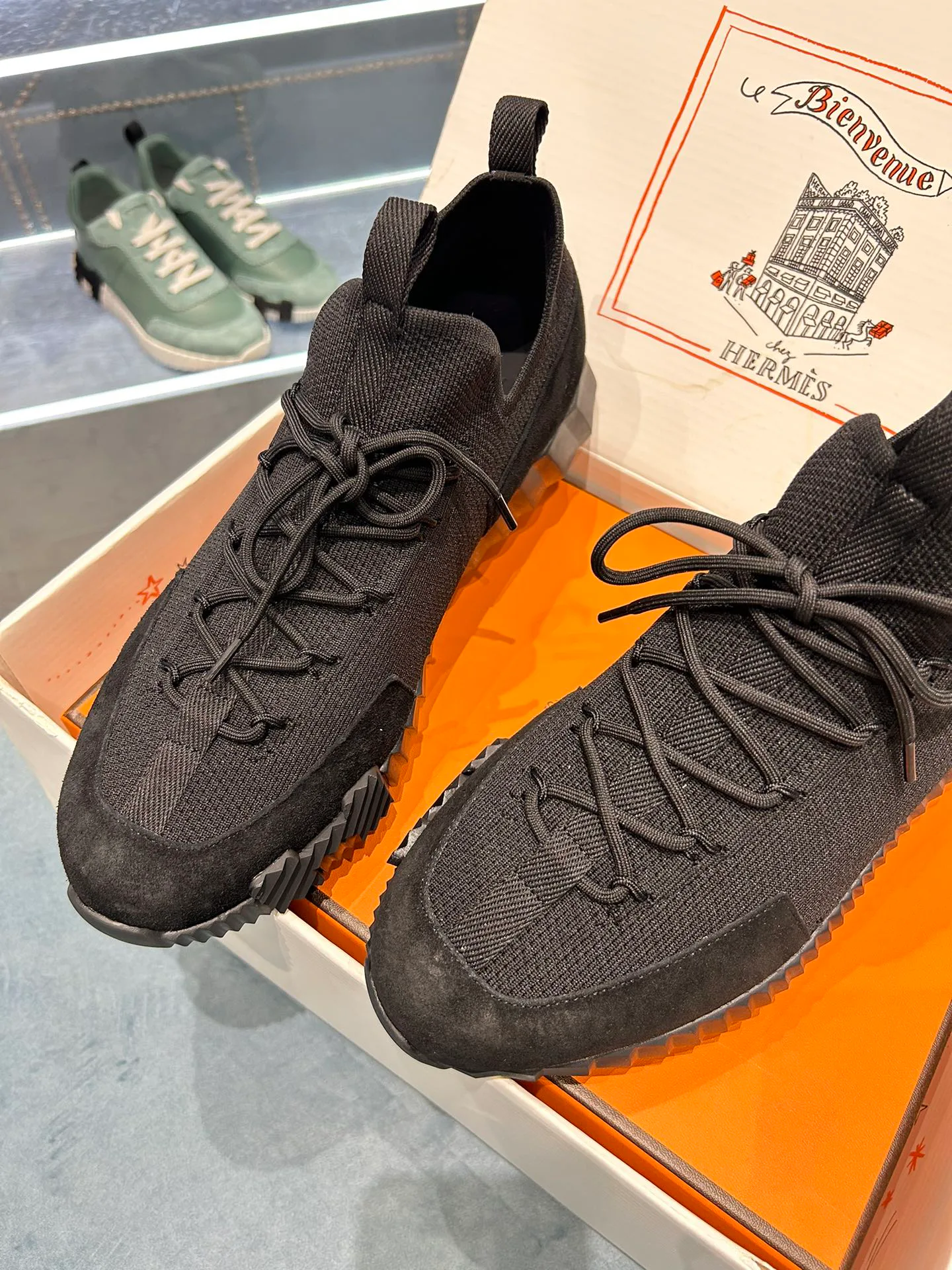 Кроссовки Женские Hermes 347717