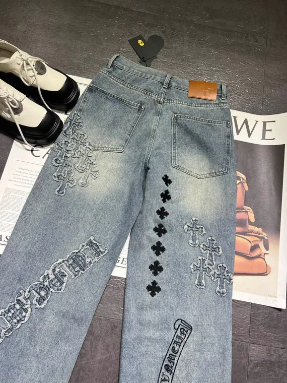 Джинсы Мужские Chrome Hearts 558828