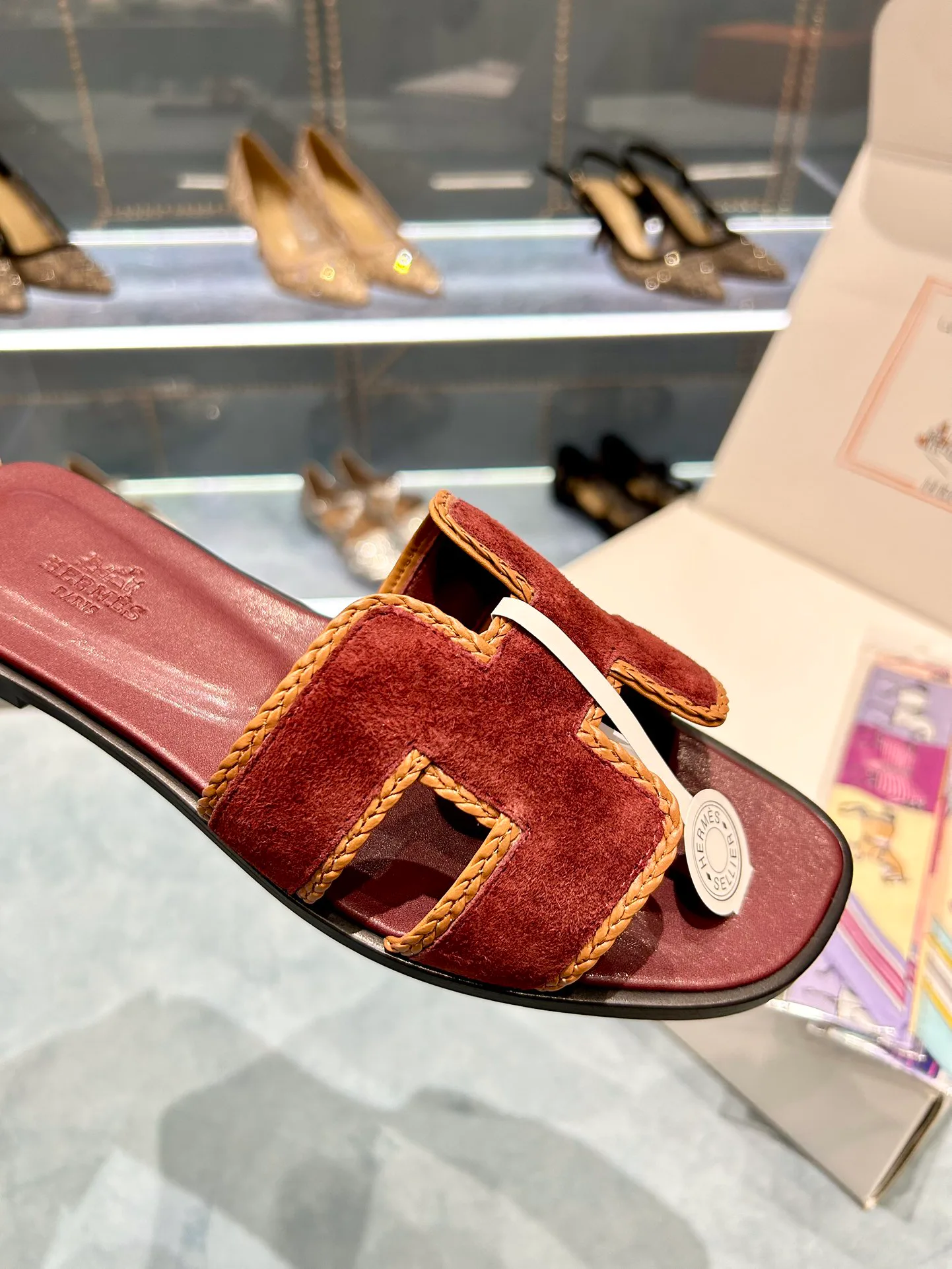 Шлепанцы Женские Hermes 9878137
