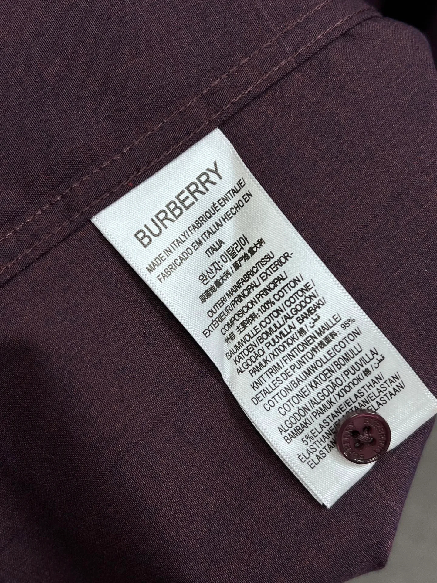 Рубашки Мужские Burberry 18834392