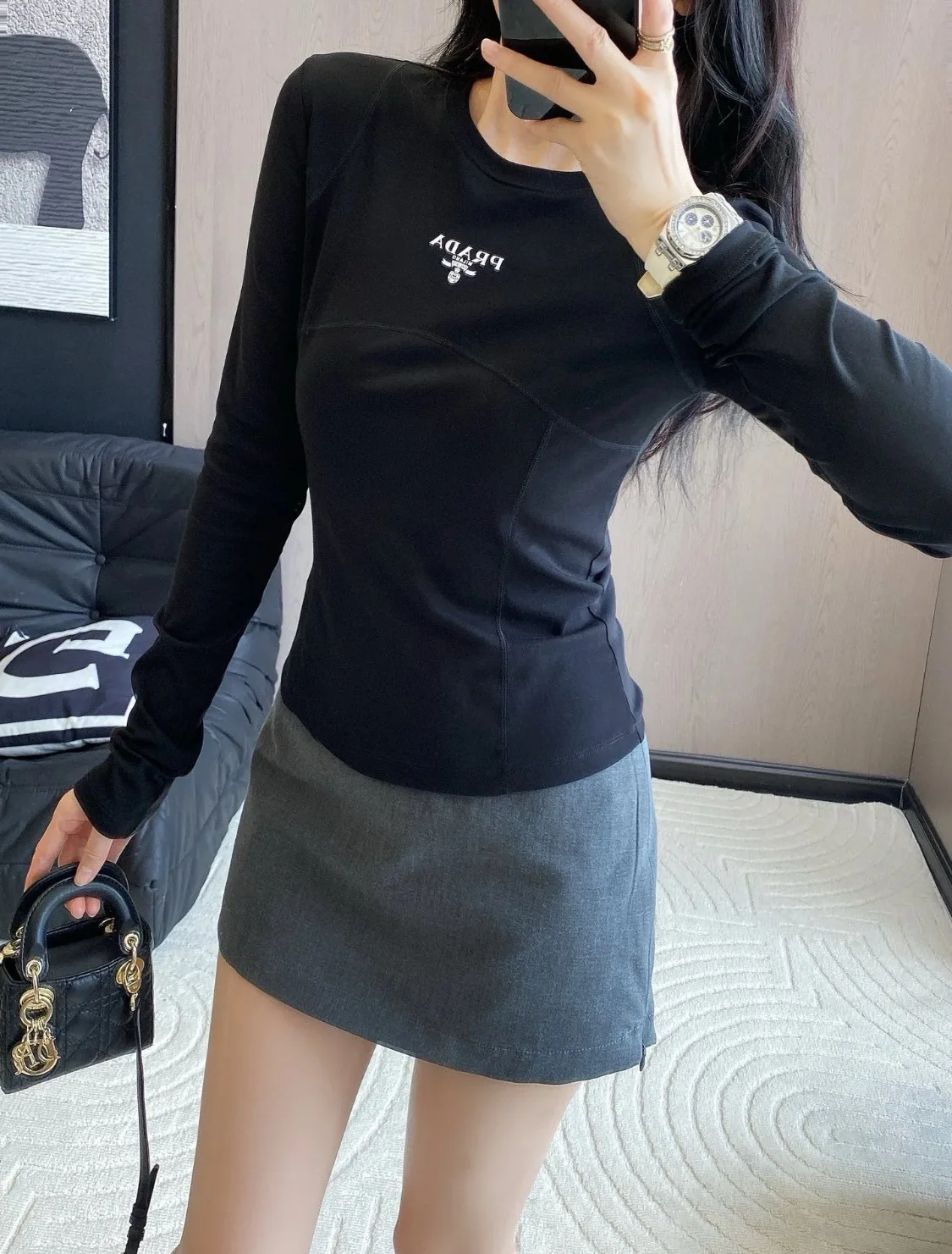 Лонгсливы Женские Prada 11224973