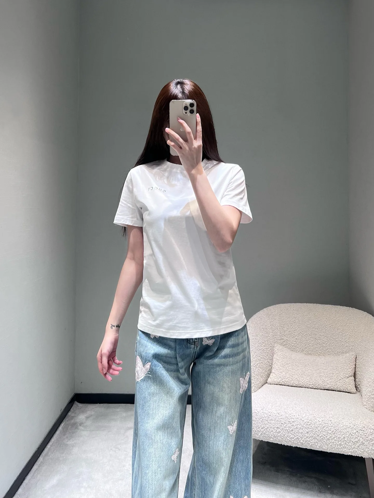 Футболки Женские Gucci 3997595