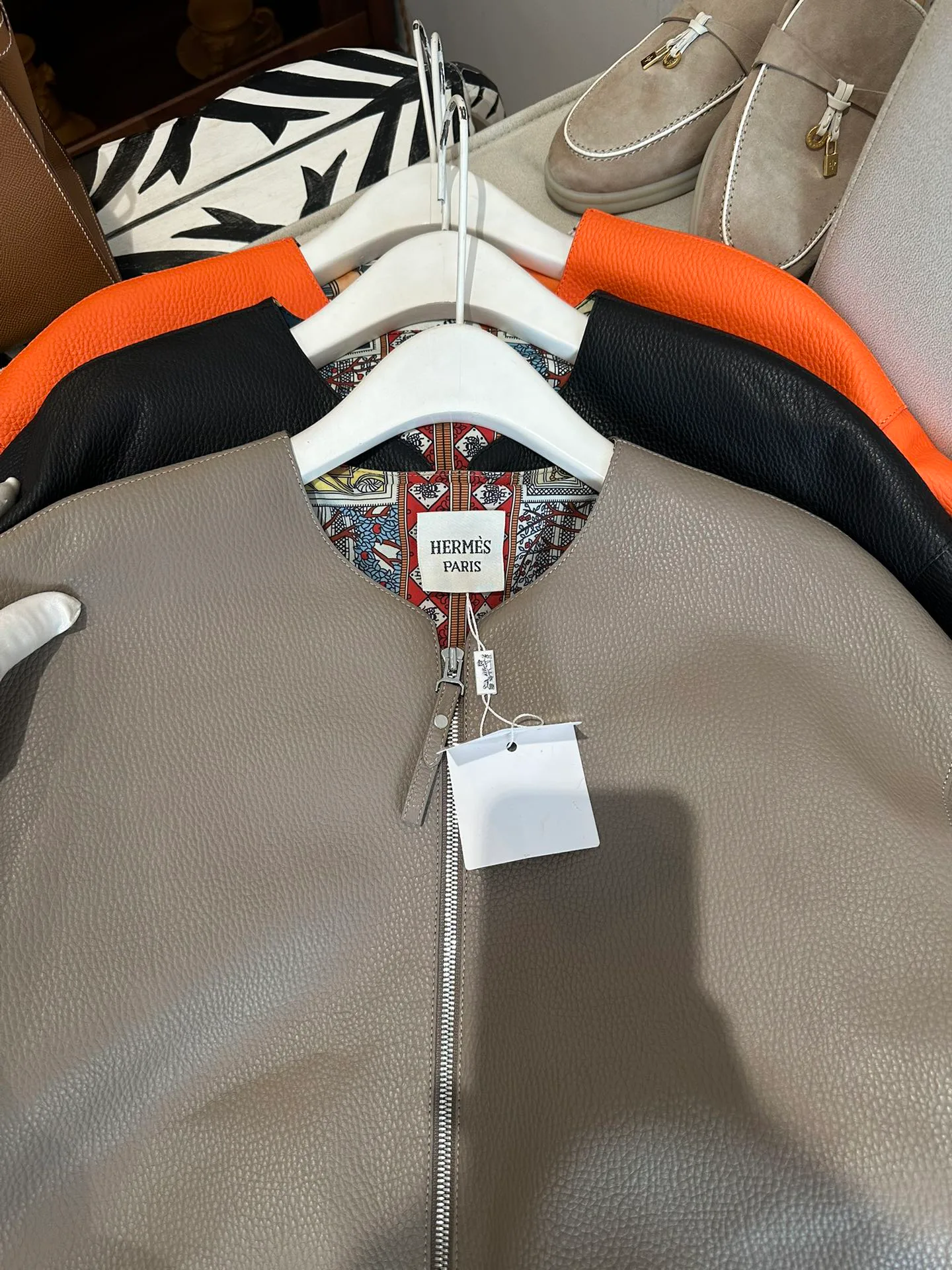 Кожаные Куртки И Дублёнки Женские Hermes 11460692