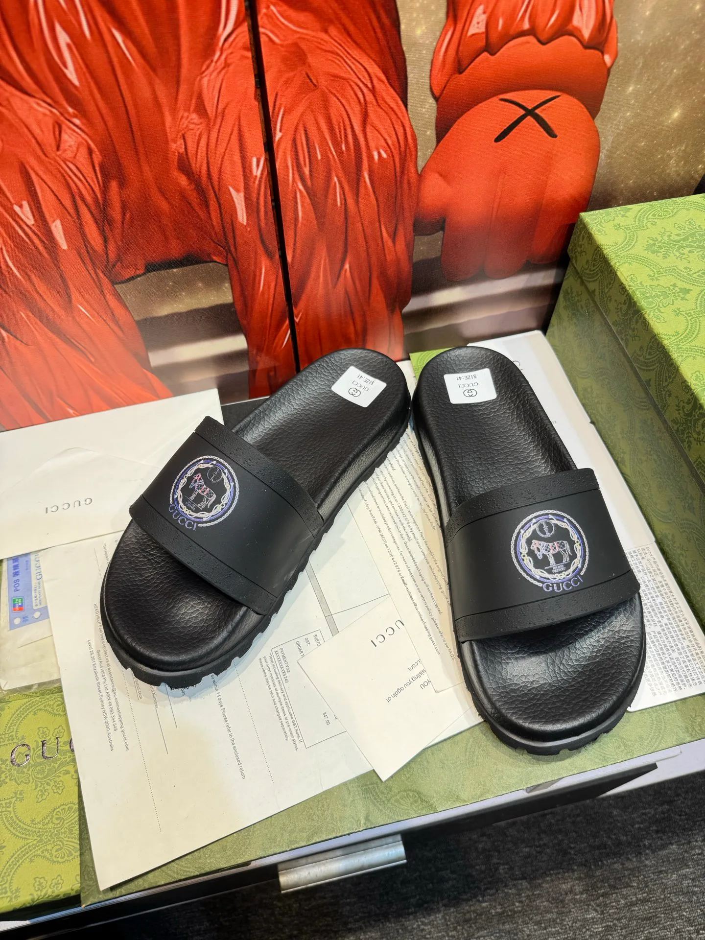 Шлепанцы Женские Gucci 10313881