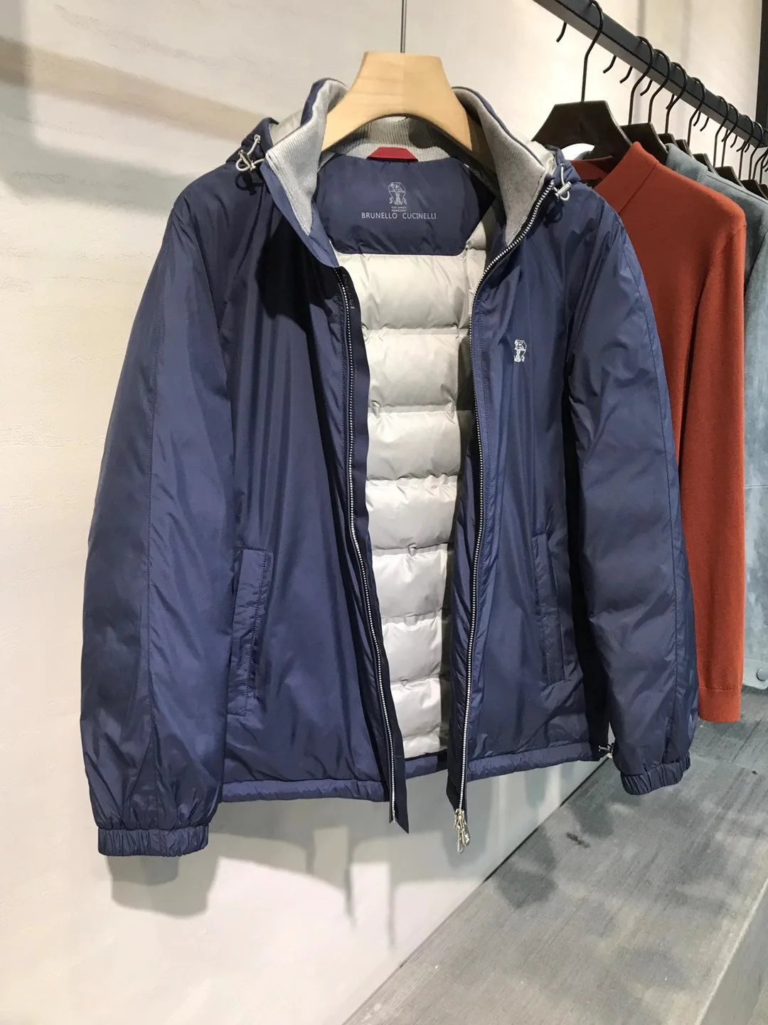 Куртки И Пуховики Мужские Brunello Cucinelli 562667
