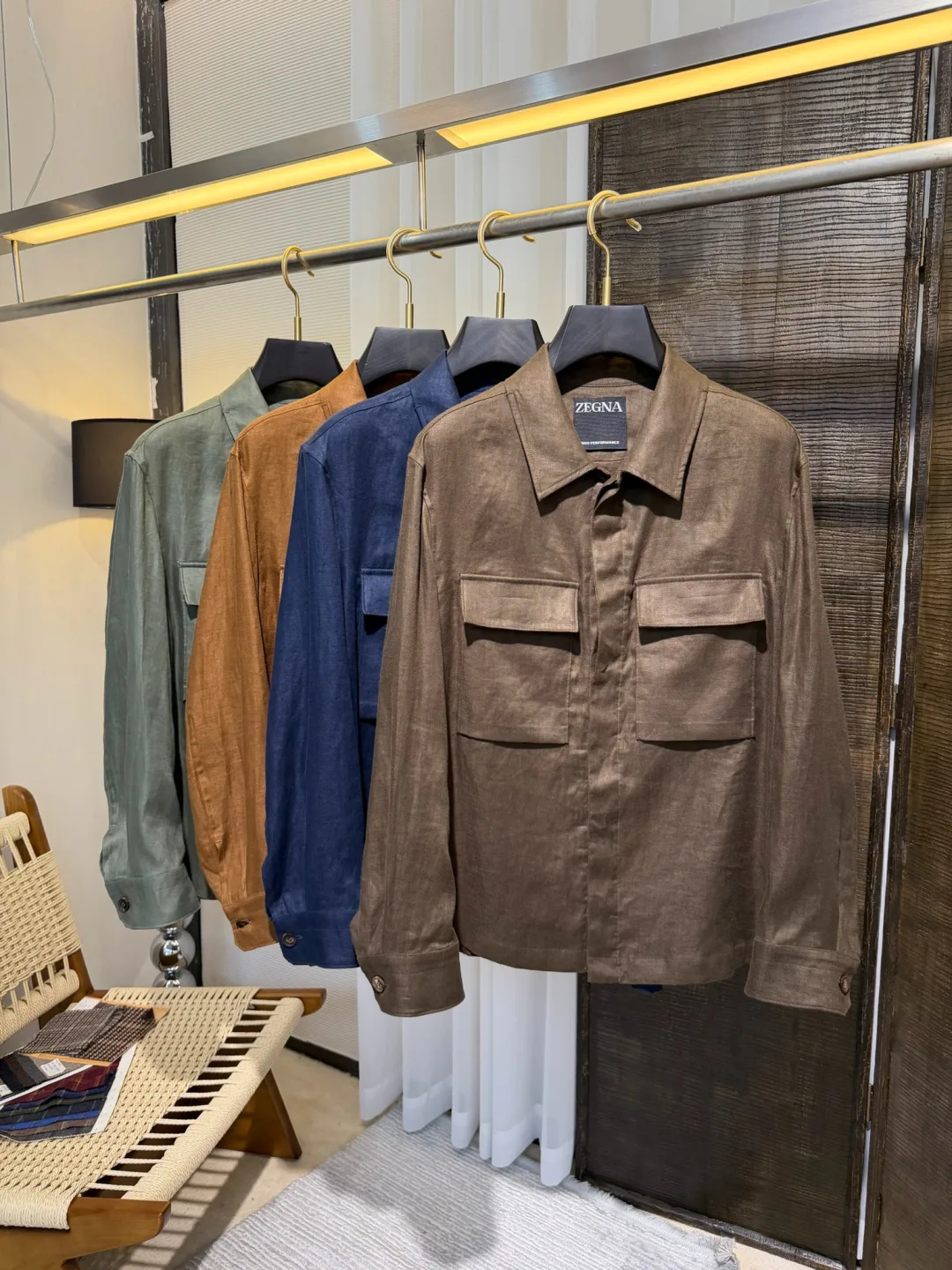 Рубашки Мужские Zegna 11259060