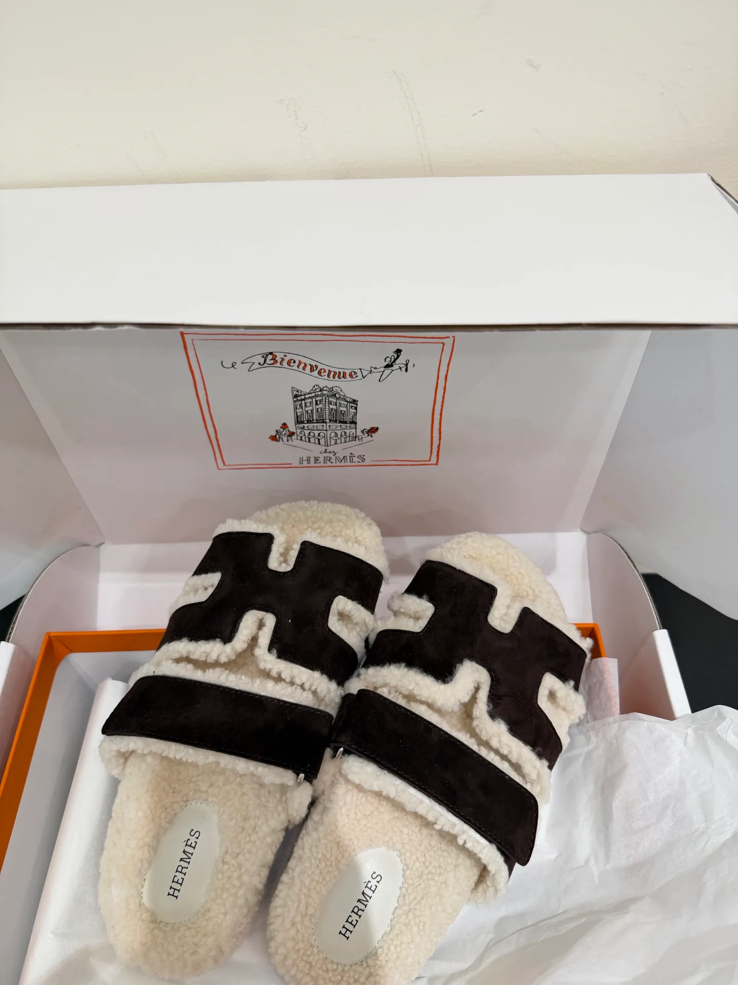 Тапочки Женские Hermes 17956528
