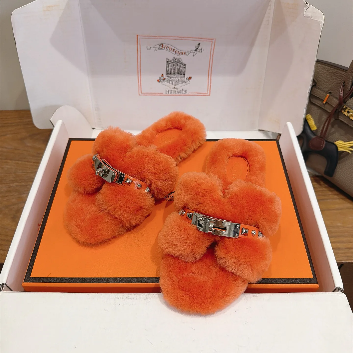 Тапочки Женские Hermes 18461488