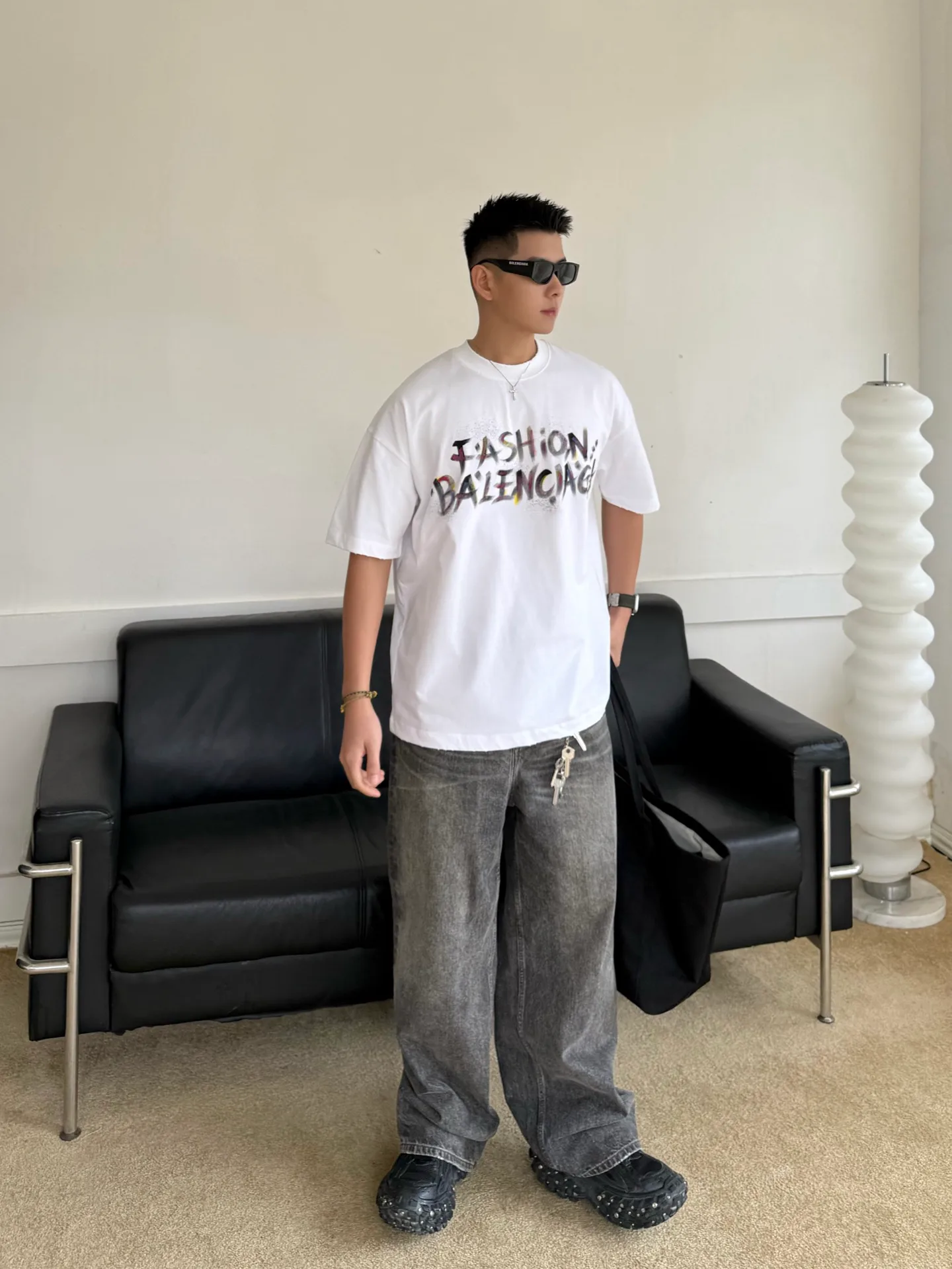 Футболки Мужские Balenciaga 22266