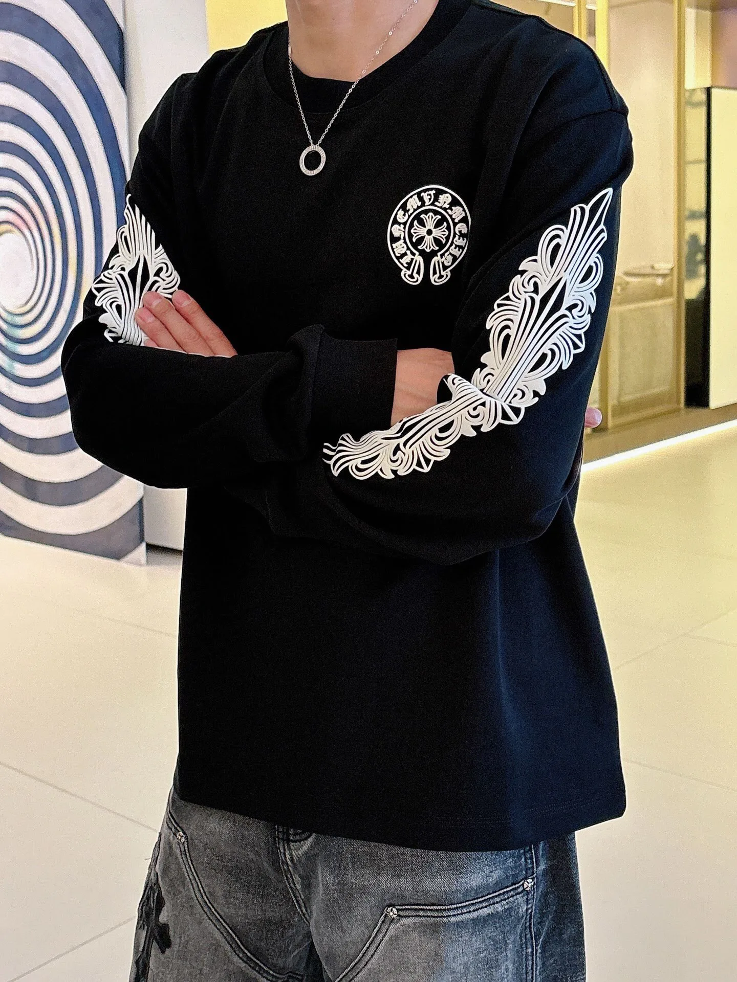 Свитшоты И Худи Мужские Chrome Hearts 787715