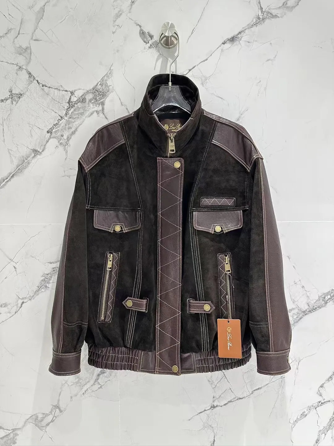 Кожаные Куртки И Дублёнки Женские Loro Piana 11700604