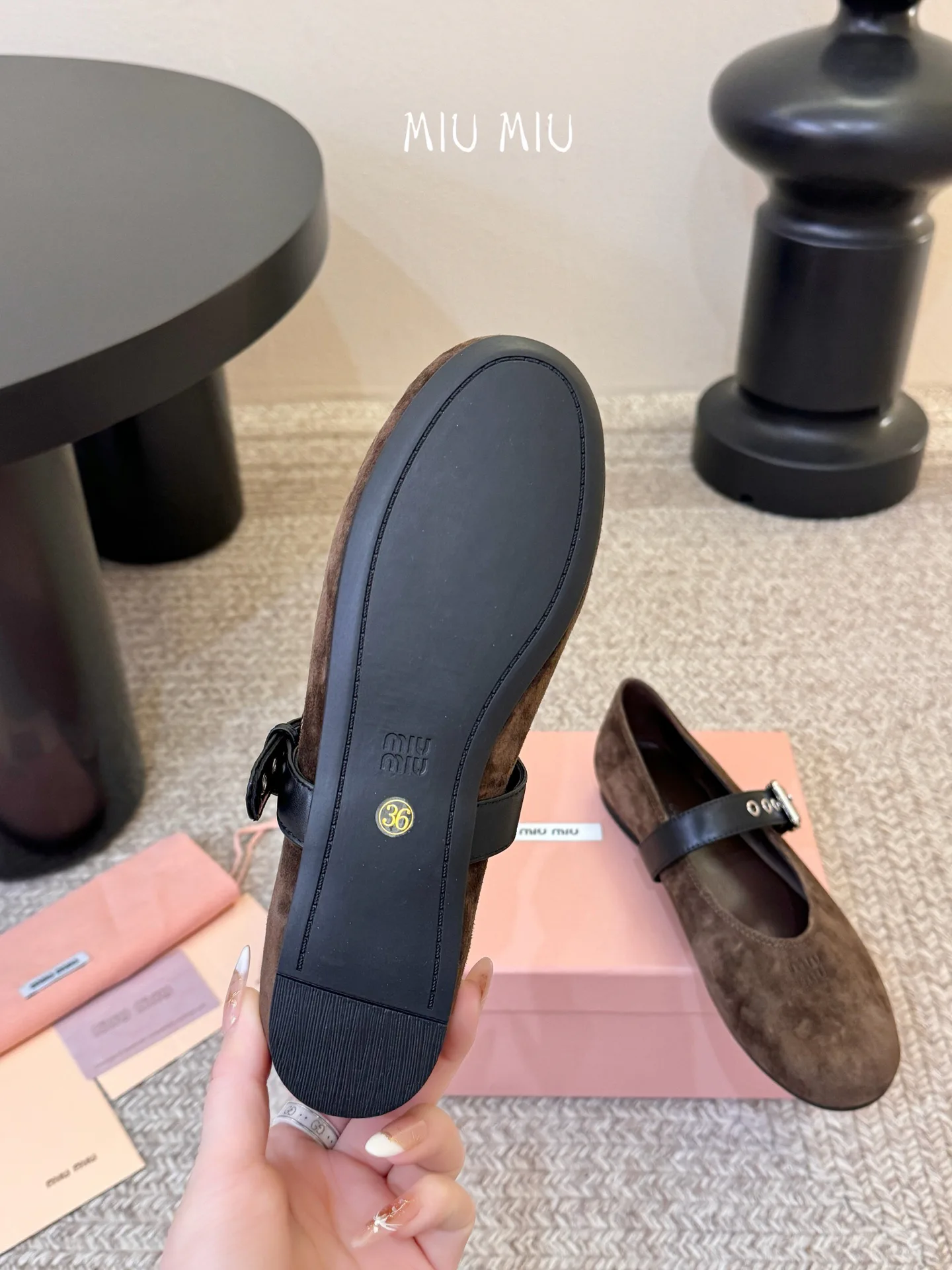Балетки Женские Miu Miu 11593375
