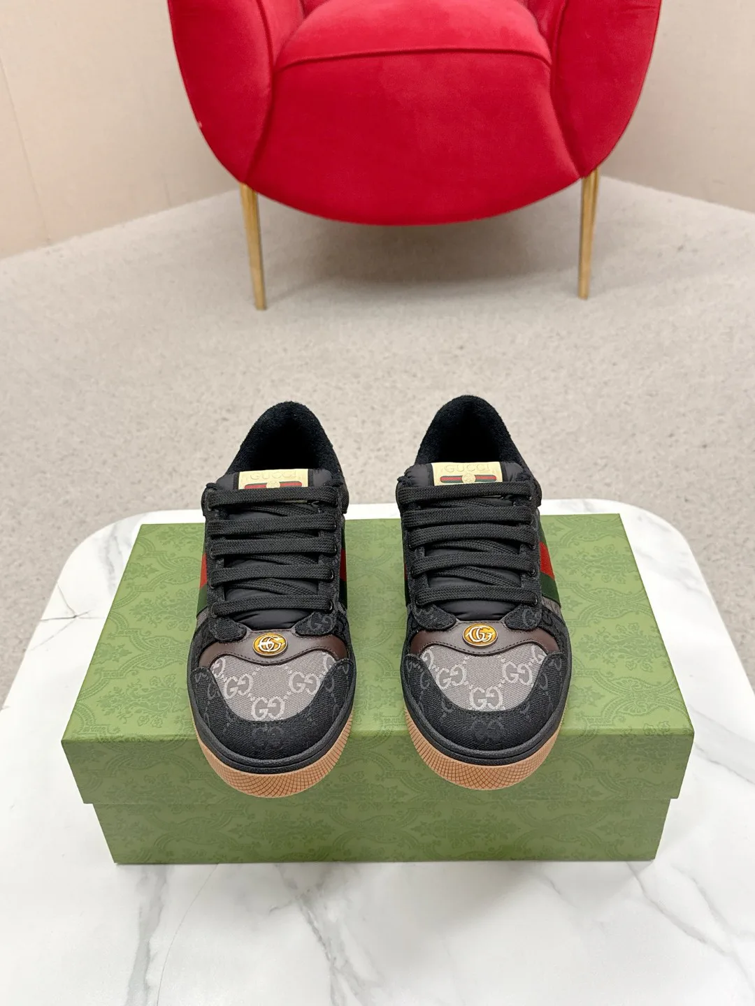 Кеды Женские Gucci 4784292