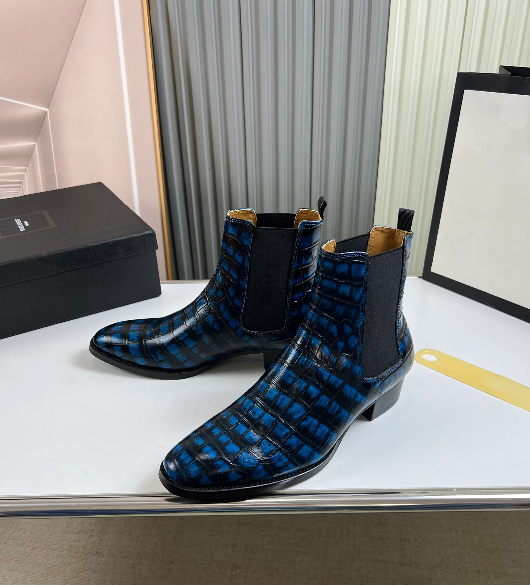 Ботинки Мужские Saint Laurent 1261580