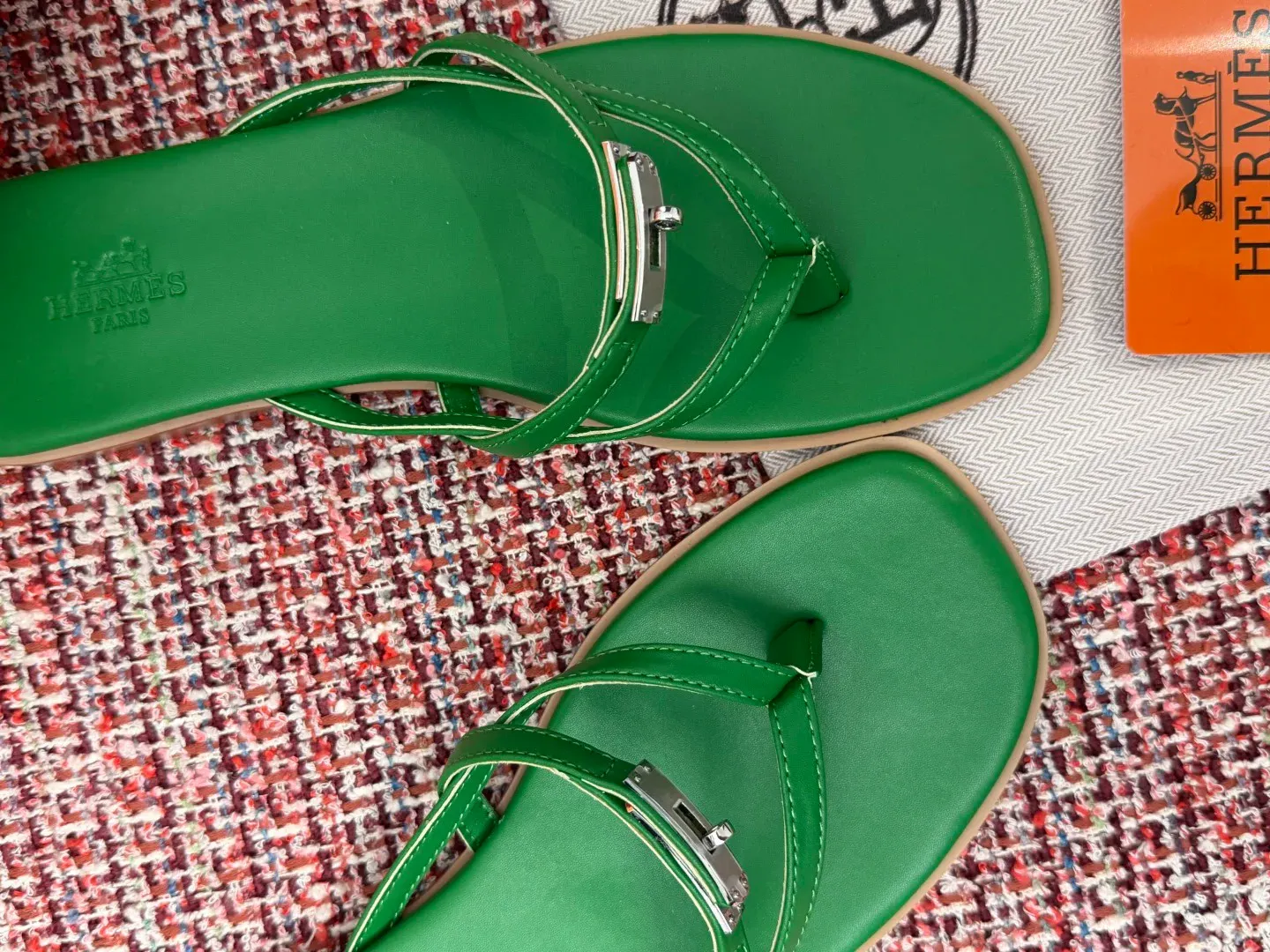 Шлепанцы Женские Hermes 1809516