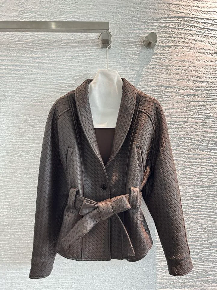 Кожаные Куртки И Дублёнки Женские Bottega Veneta 17471214