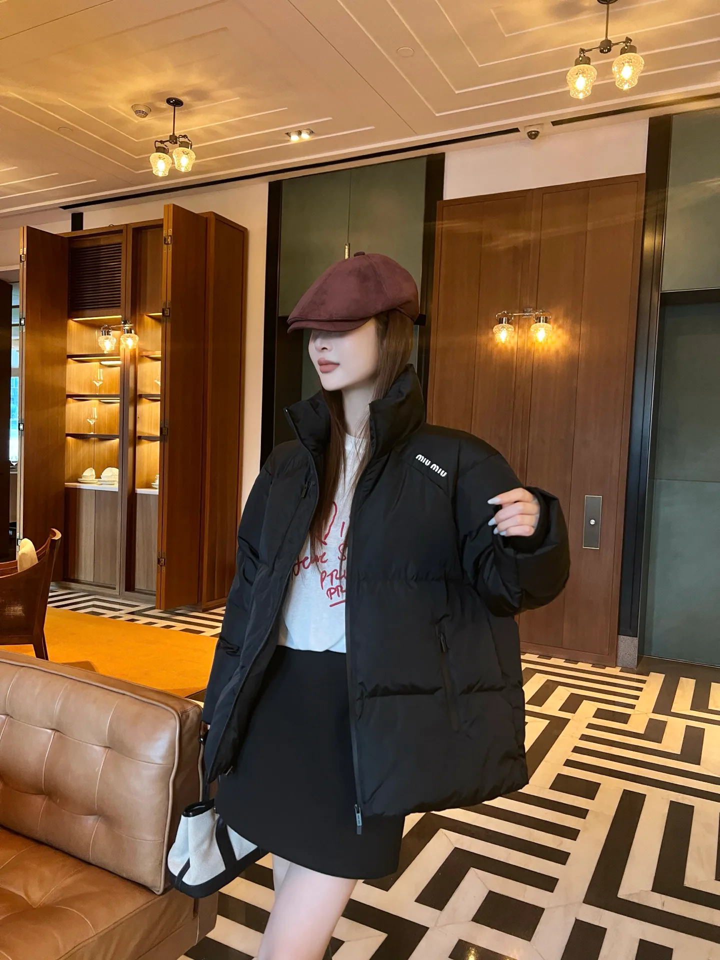 Куртки И Пуховики Женские Miu Miu 18108730
