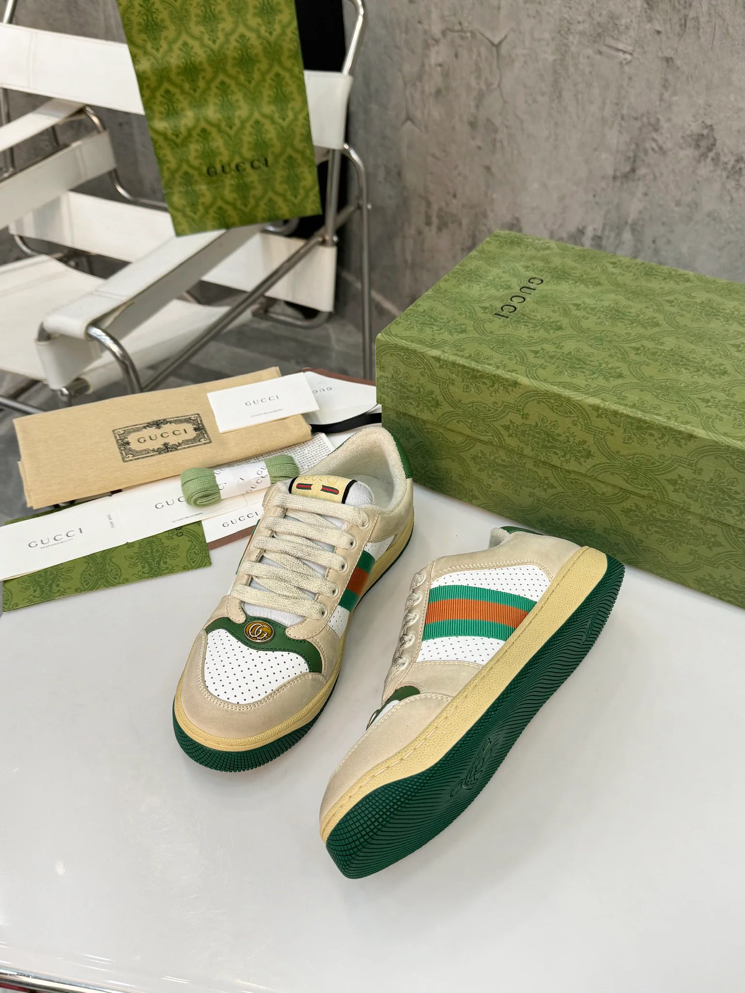 Кроссовки Женские Gucci 1257886