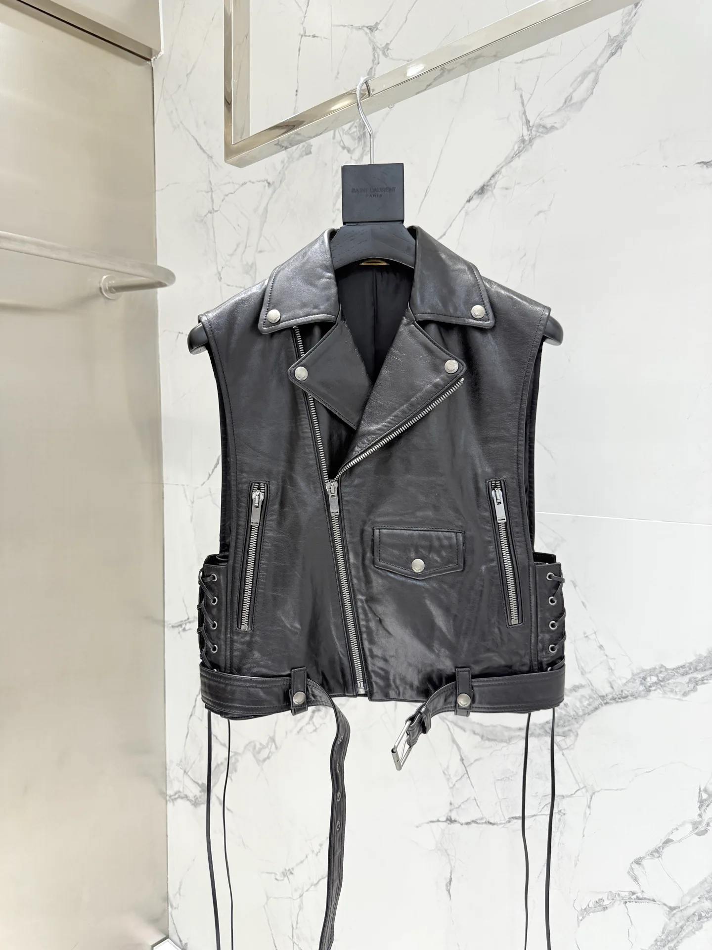 Кожаные Куртки И Дублёнки Женские Saint Laurent 18151051