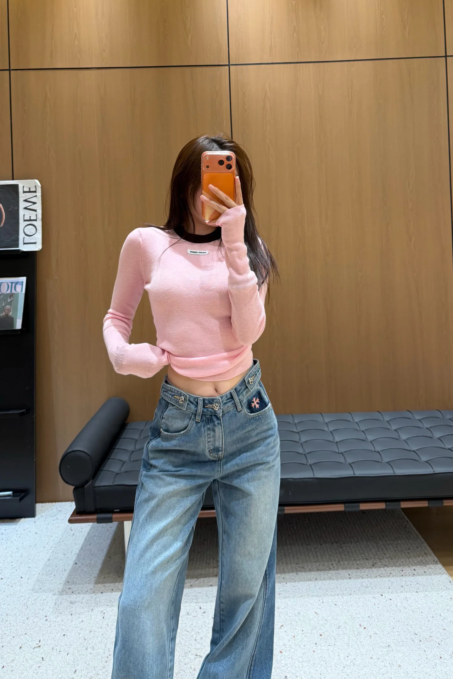 Джинсы Женские Chrome Hearts 1762759