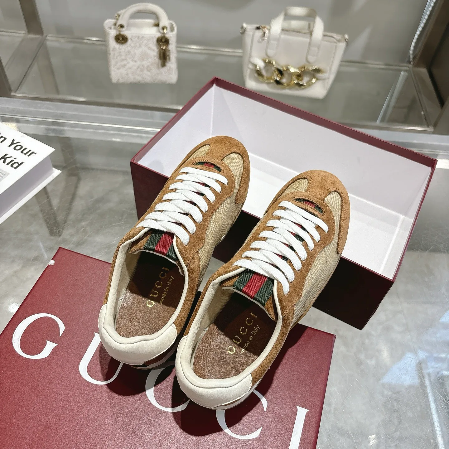 Кроссовки Женские Gucci 379461
