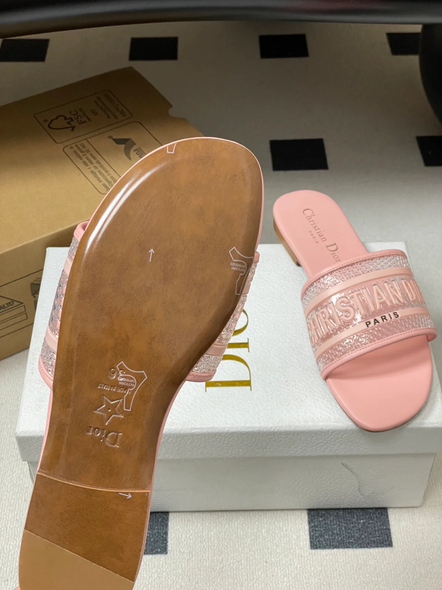 Шлепанцы Женские Christian Dior 12810894