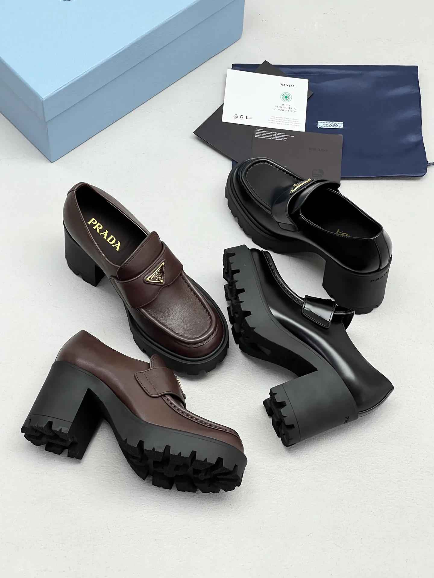 Лоферы И Мокасины Женские Prada 18224005