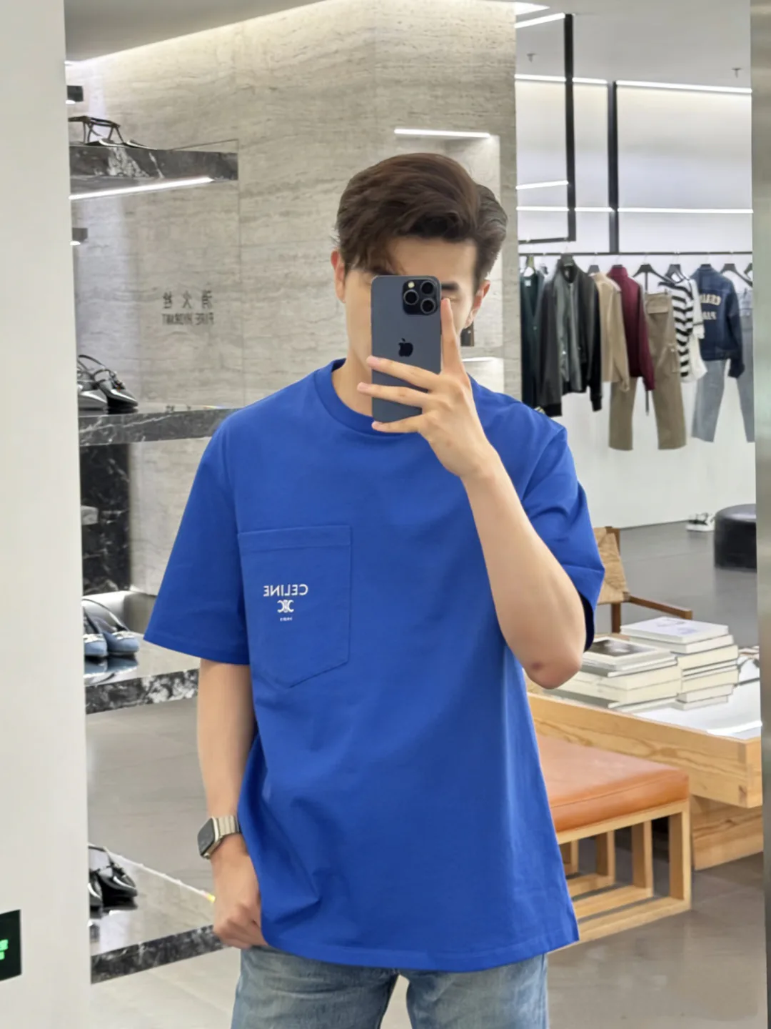 Футболки Мужские Celine 4373130