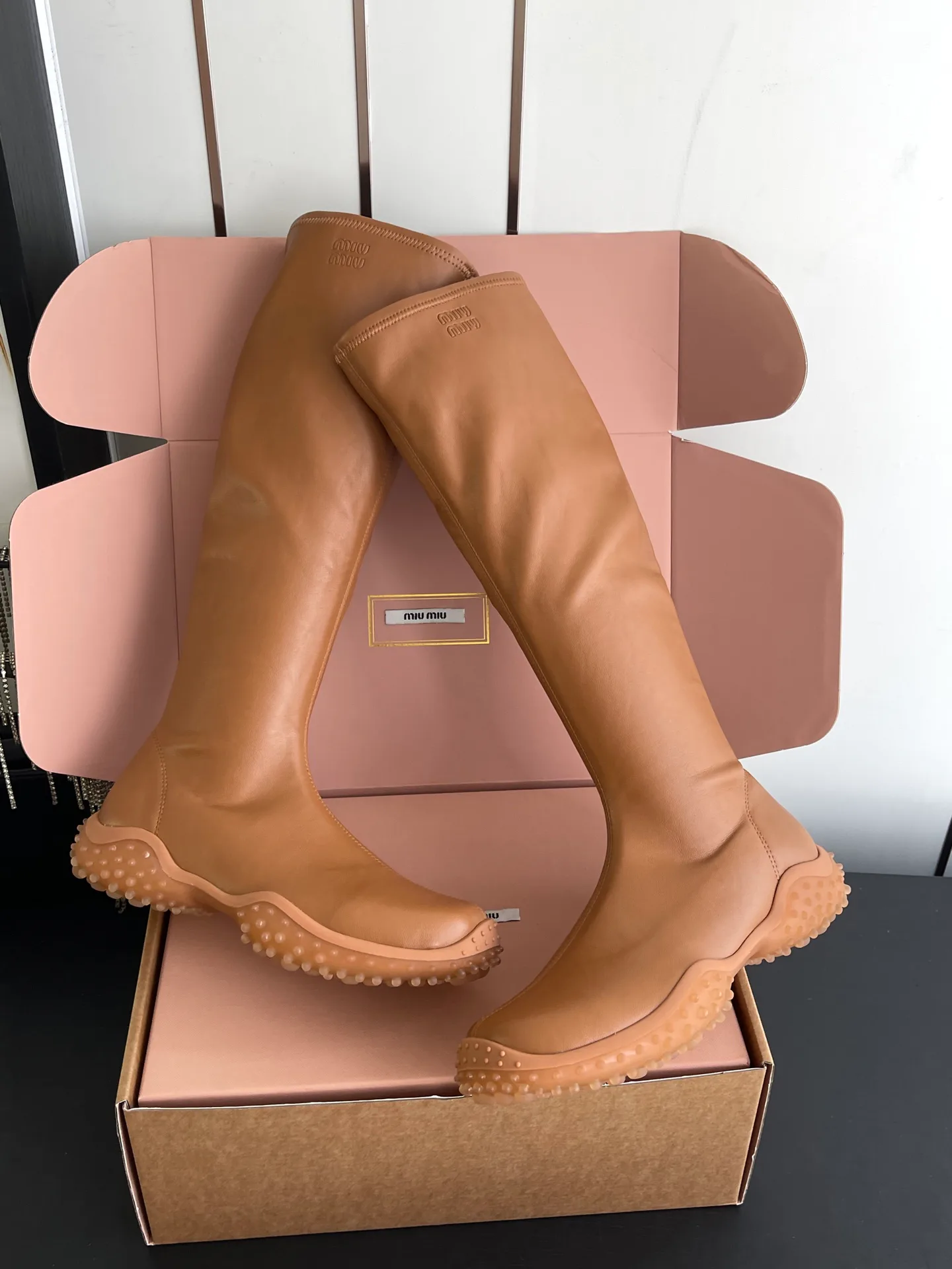 Сапоги Женские Miu Miu 17554334