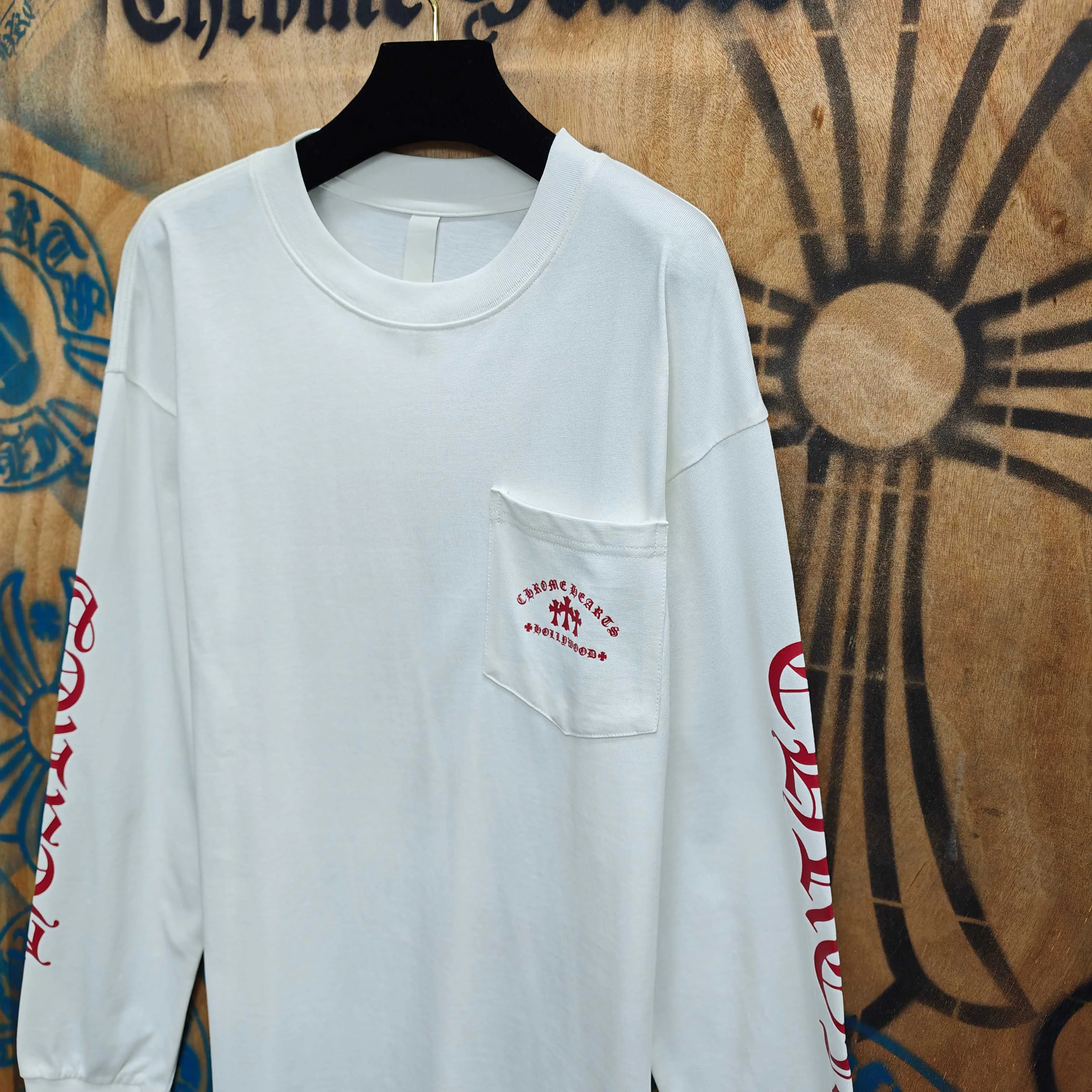 Лонгсливы Мужские Chrome Hearts 11808759