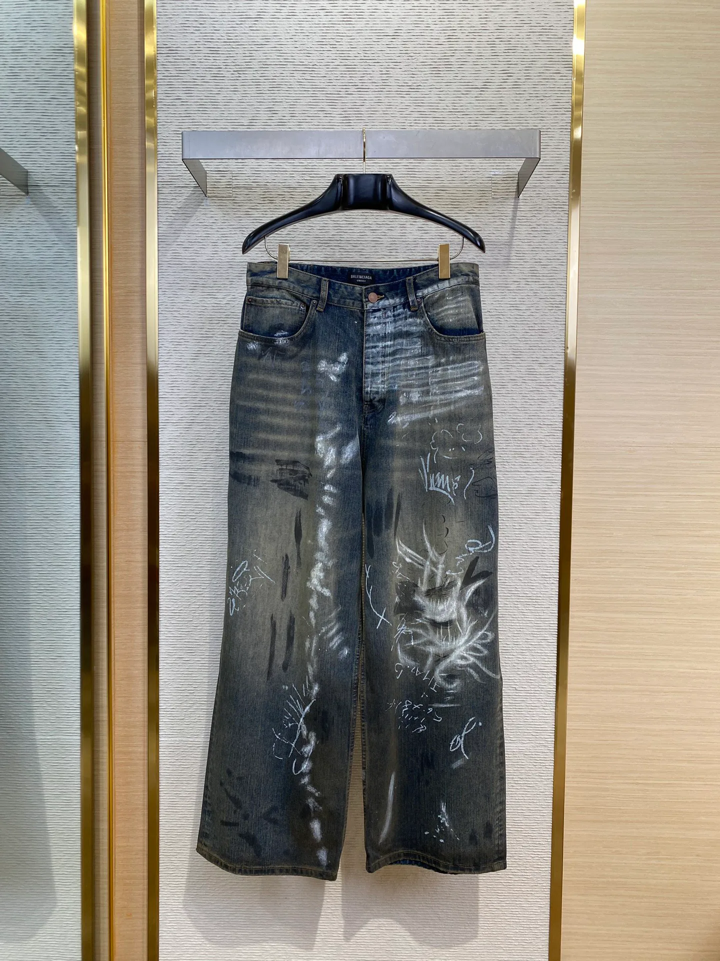 Джинсы Мужские Balenciaga 658715