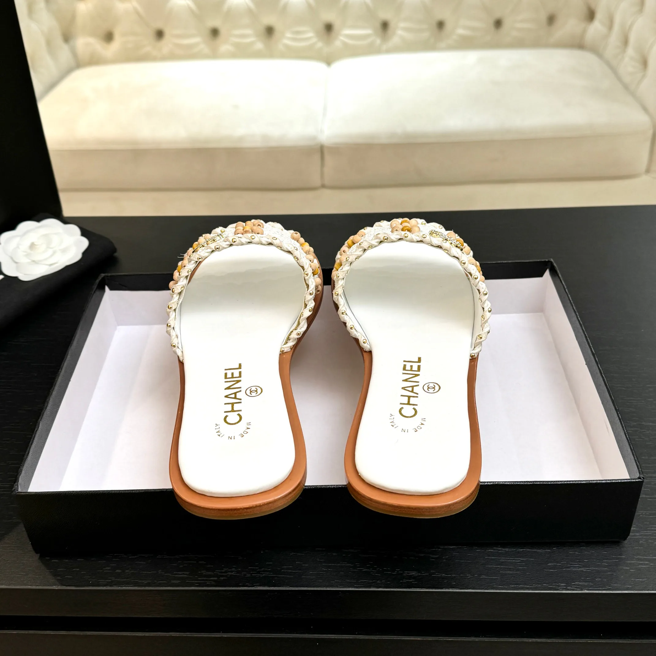 Шлепанцы Женские Chanel 10611362