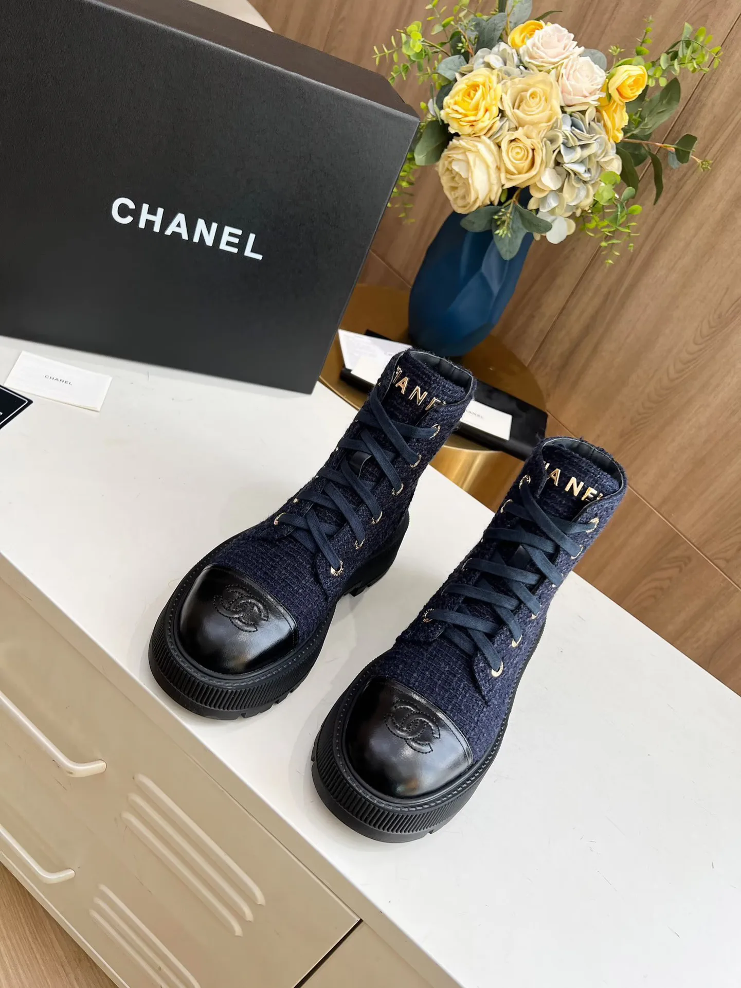 Ботинки Женские Chanel 1275064