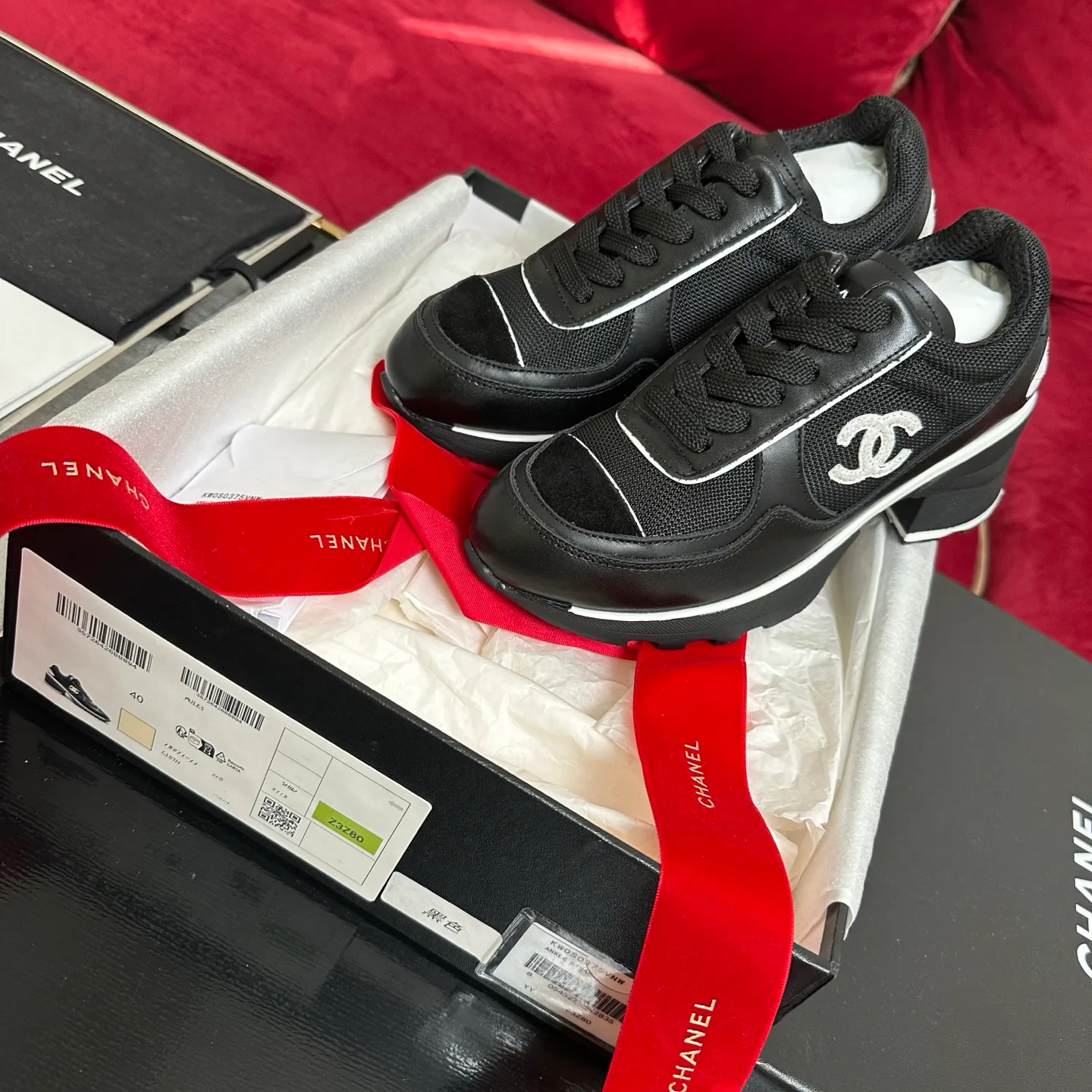 Кроссовки Женские Chanel 135872