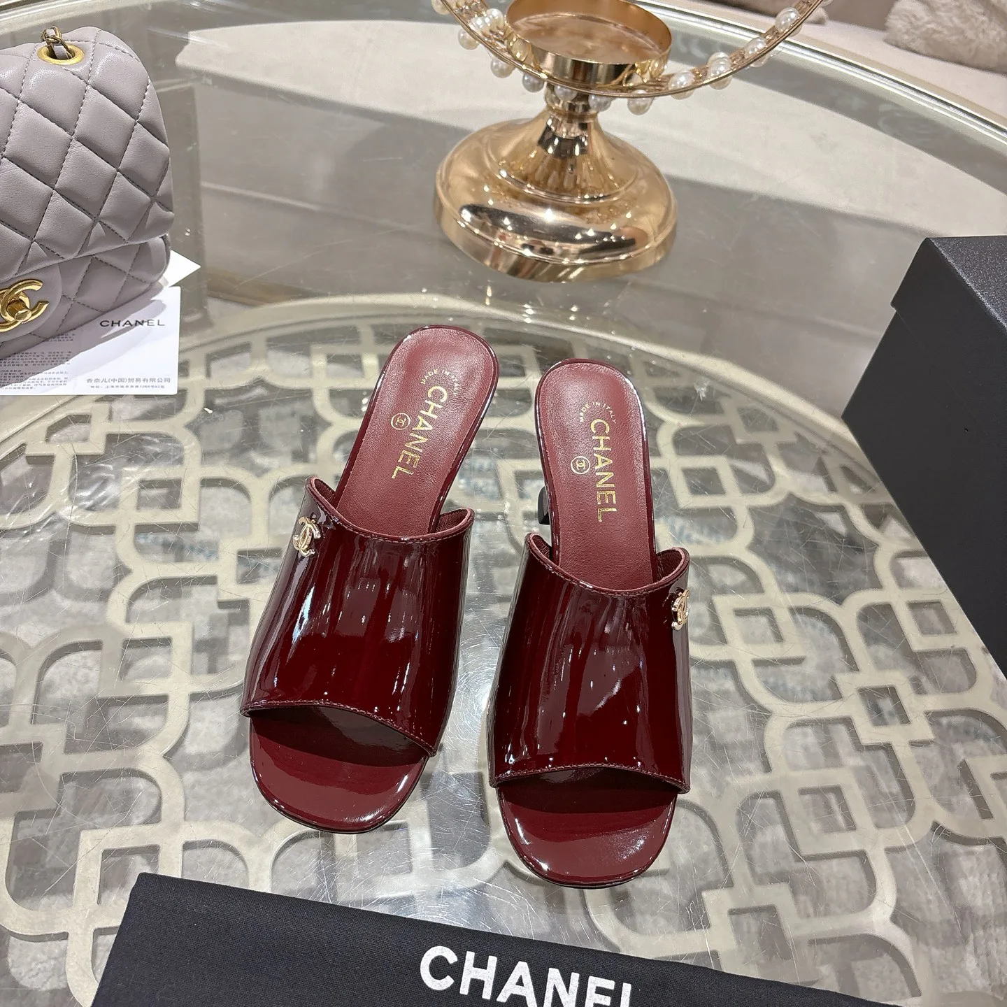 Босоножки Женские Chanel 1590817