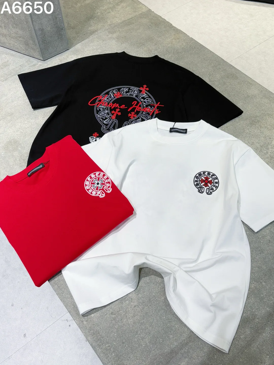 Футболки Мужские Chrome Hearts 11638789