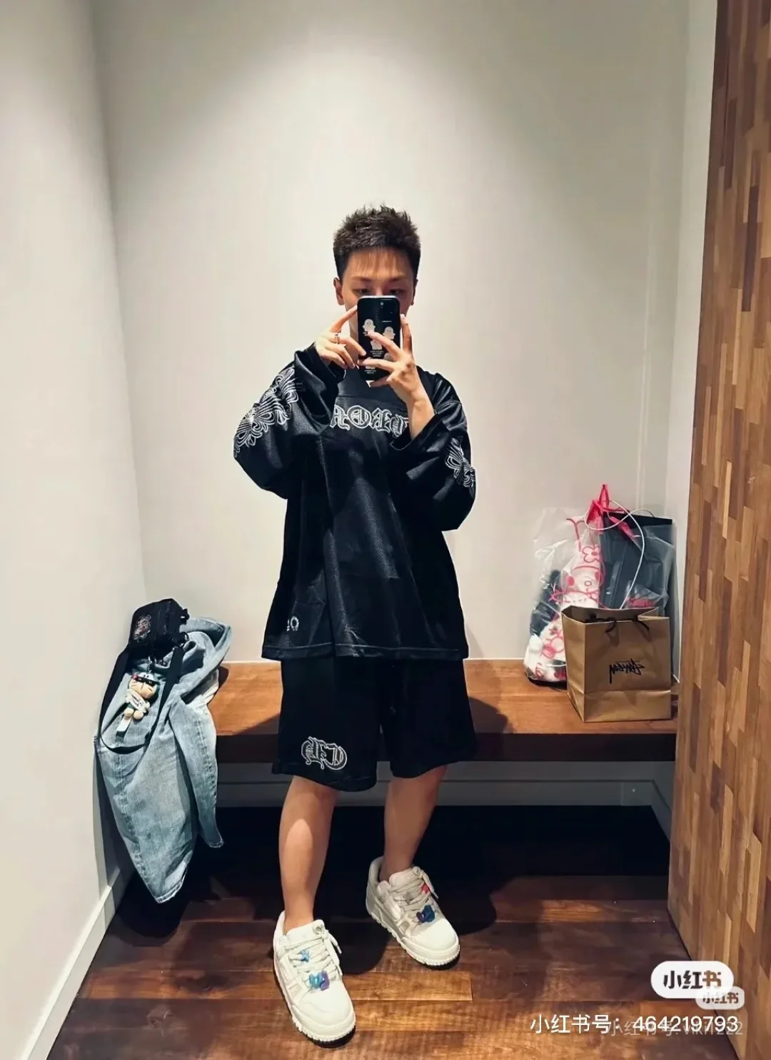 Лонгсливы Мужские Chrome Hearts 7080107